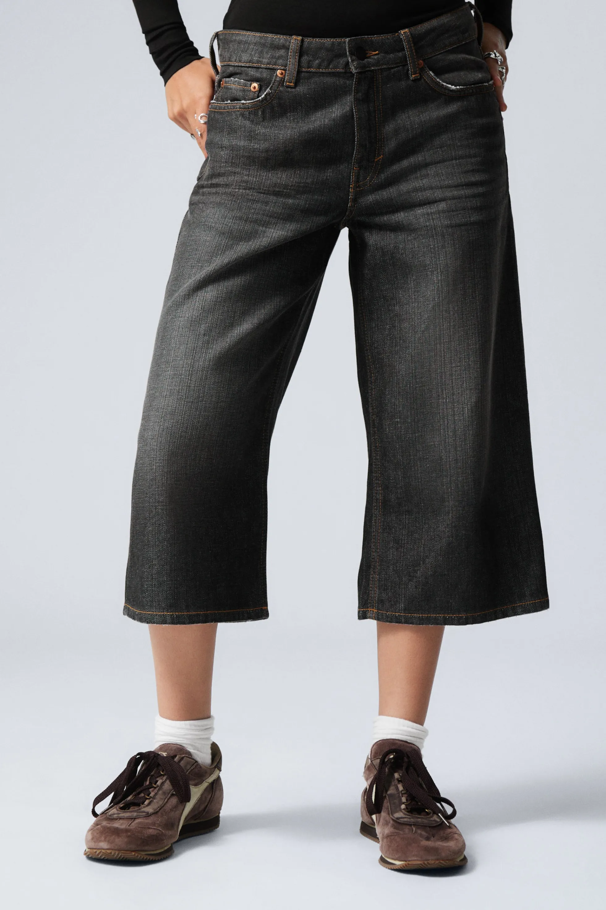 Weekday AMPLE LOSSE DENIM SHORT MET LAGE TAILLE>DAMES Shorts