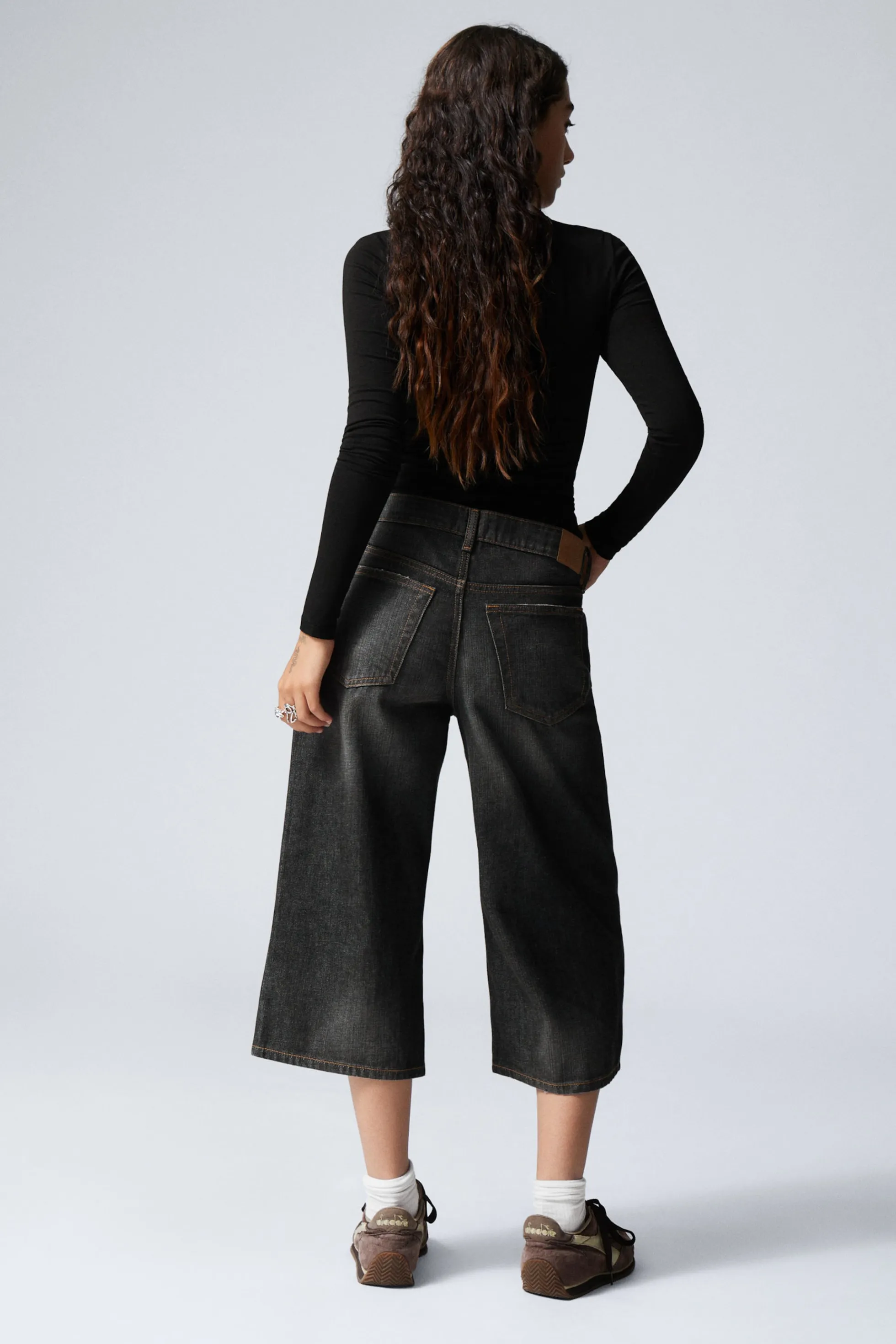 Weekday AMPLE LOSSE DENIM SHORT MET LAGE TAILLE>DAMES Shorts