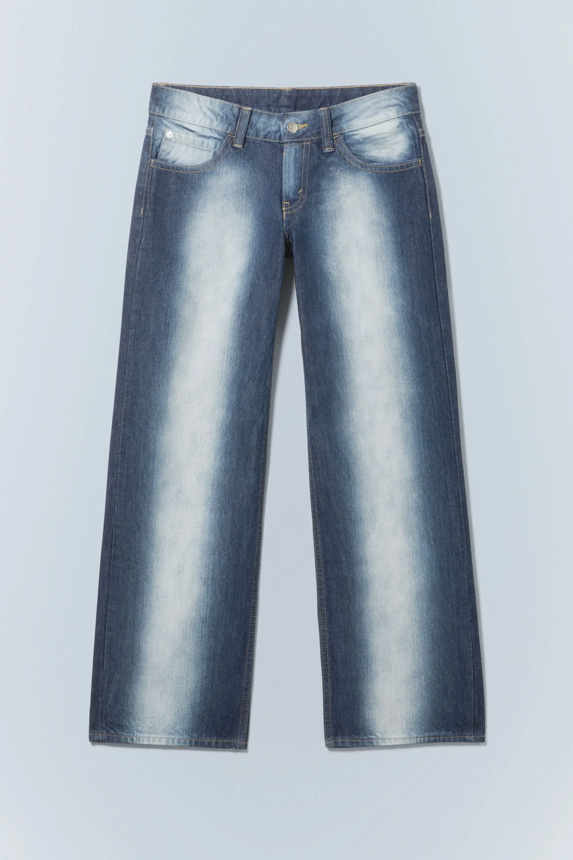 Weekday ANTI JEANS MET LAGE TAILLE EN RECHTE PIJPEN>DAMES Jeans