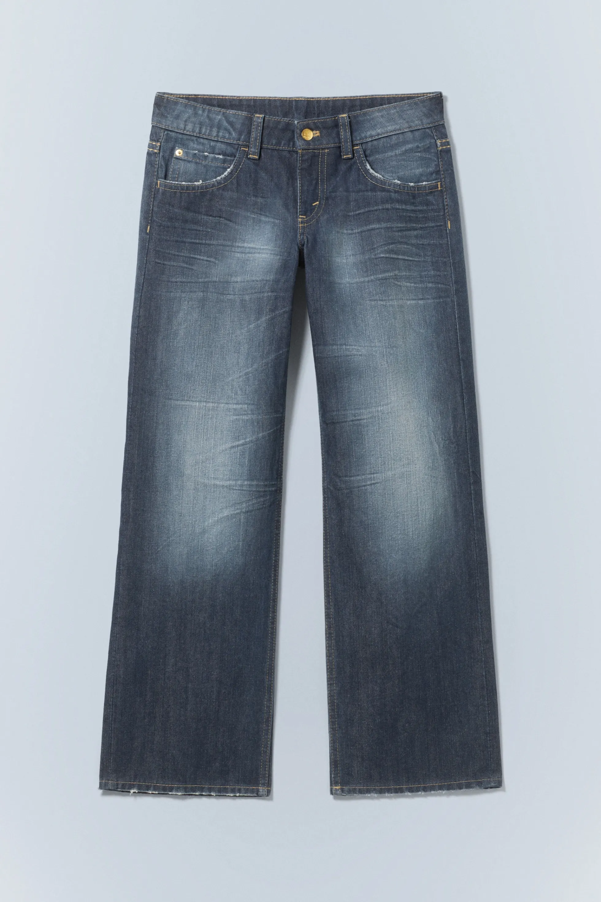 Weekday ANTI JEANS MET LAGE TAILLE EN RECHTE PIJPEN>DAMES Jeans