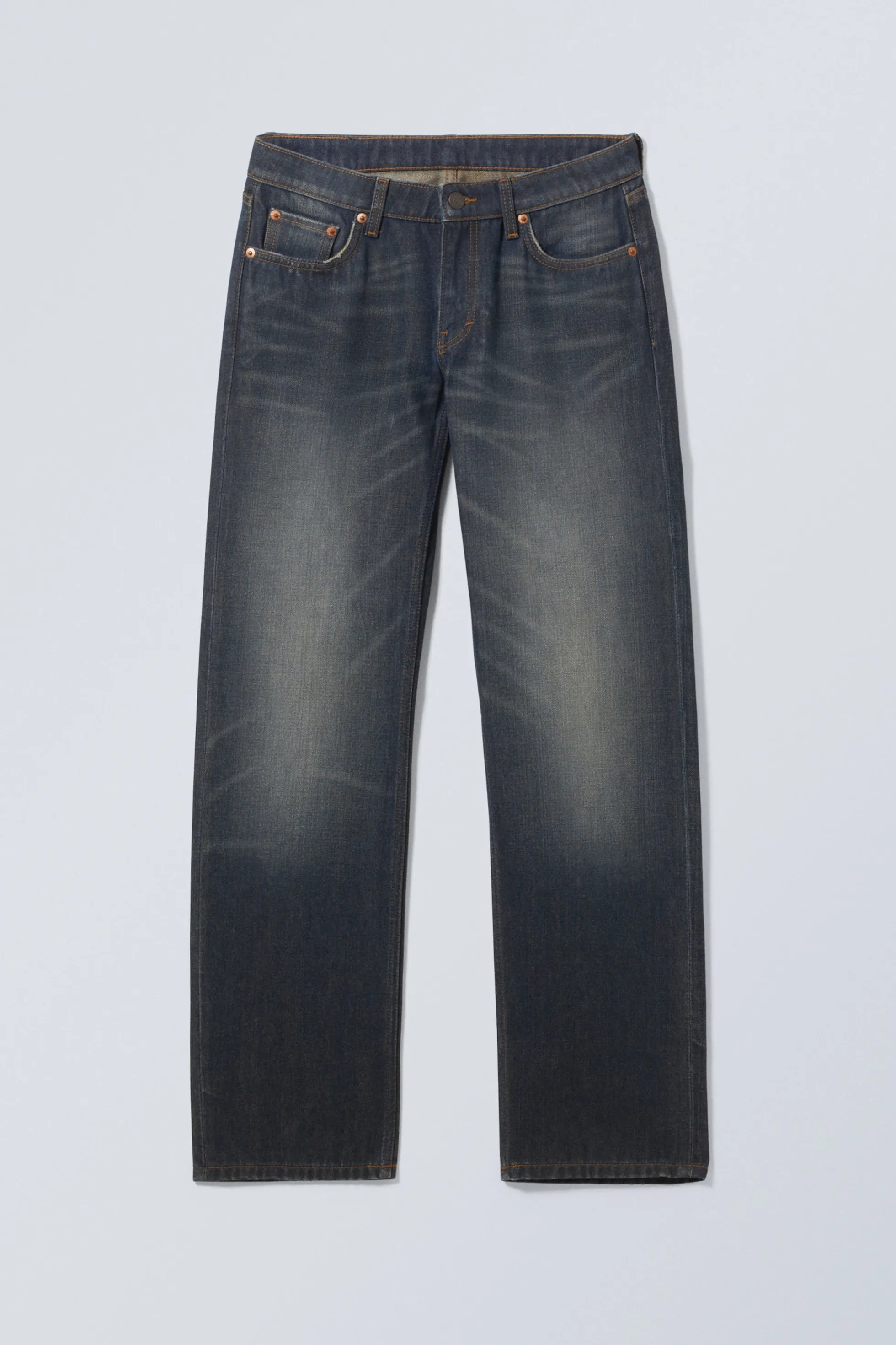 Weekday ARROW LOW WAIST REGULAR STRAIGHT LEG JEANS>DAMES Jeans