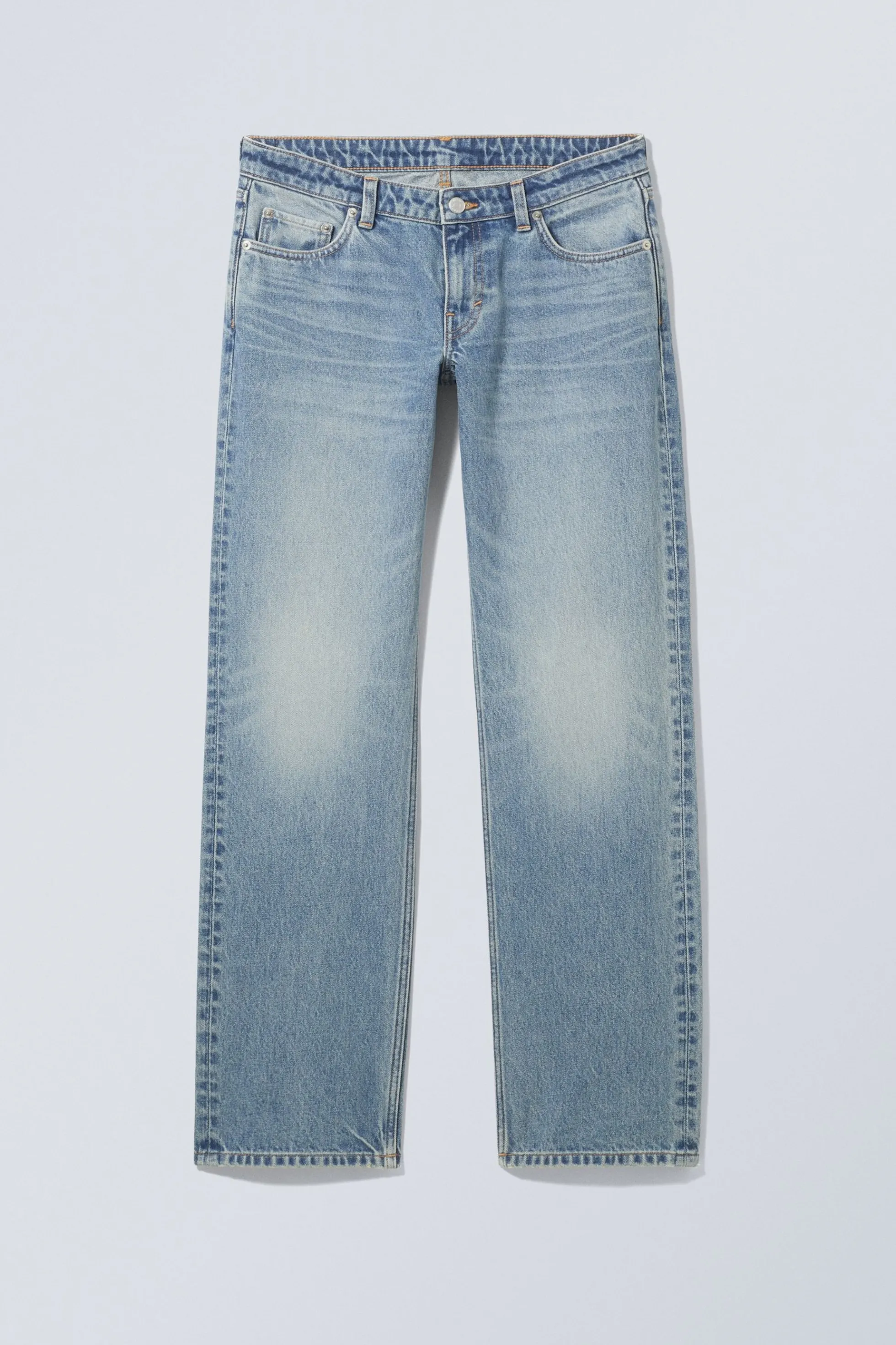 Weekday ARROW LOW WAIST REGULAR STRAIGHT LEG JEANS>DAMES Jeans