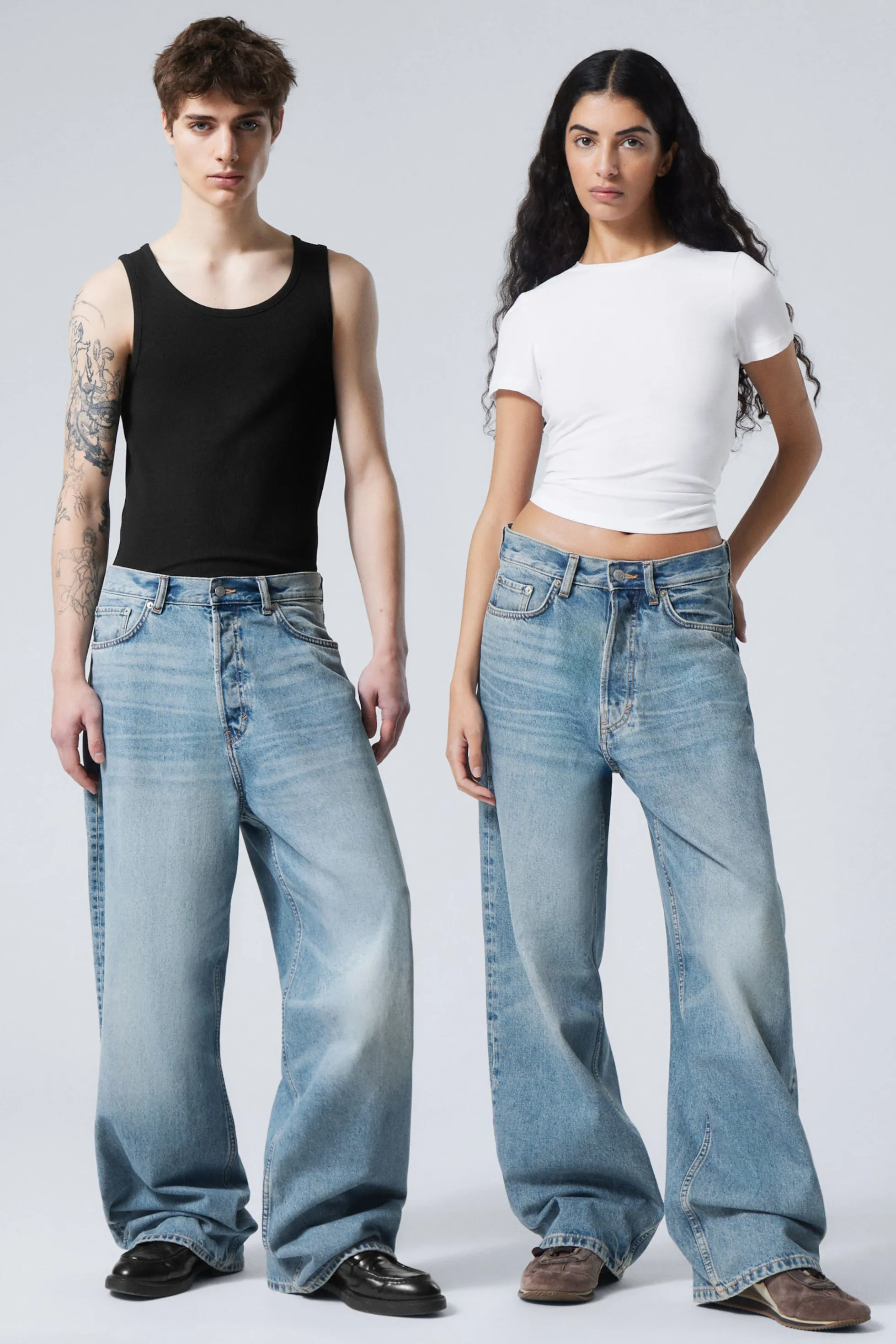 Weekday ASTRO LOOSE BAGGY LEG JEANS>DAMES Jeans | Jeans