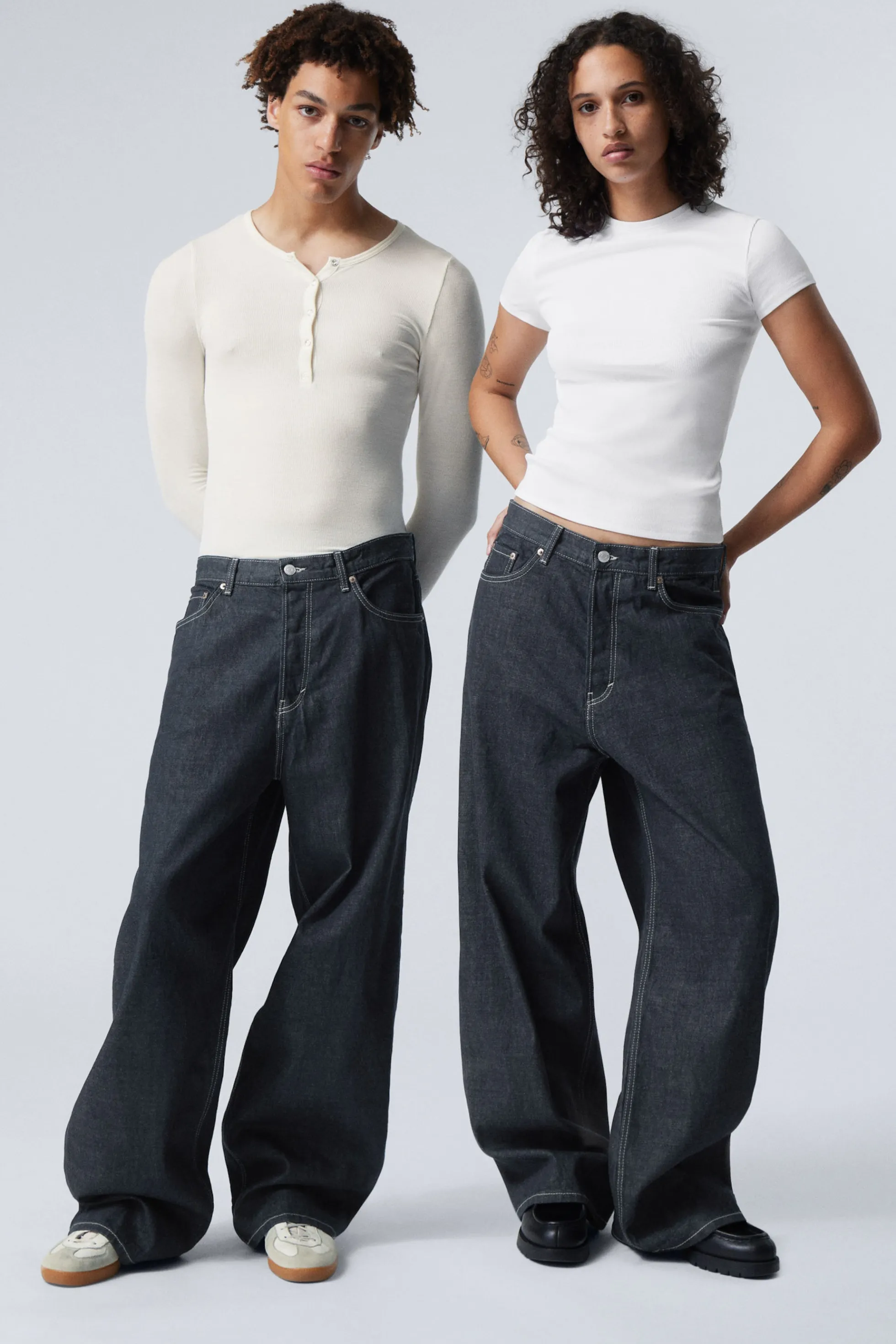 Weekday ASTRO LOOSE BAGGY LEG JEANS>DAMES Jeans | Jeans