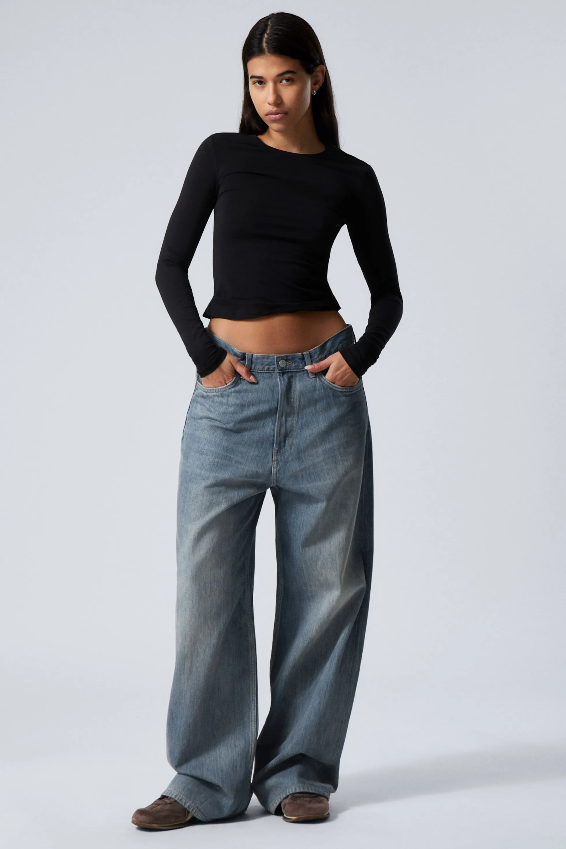 Weekday ASTRO LOOSE BAGGY LEG JEANS>DAMES Jeans | Jeans