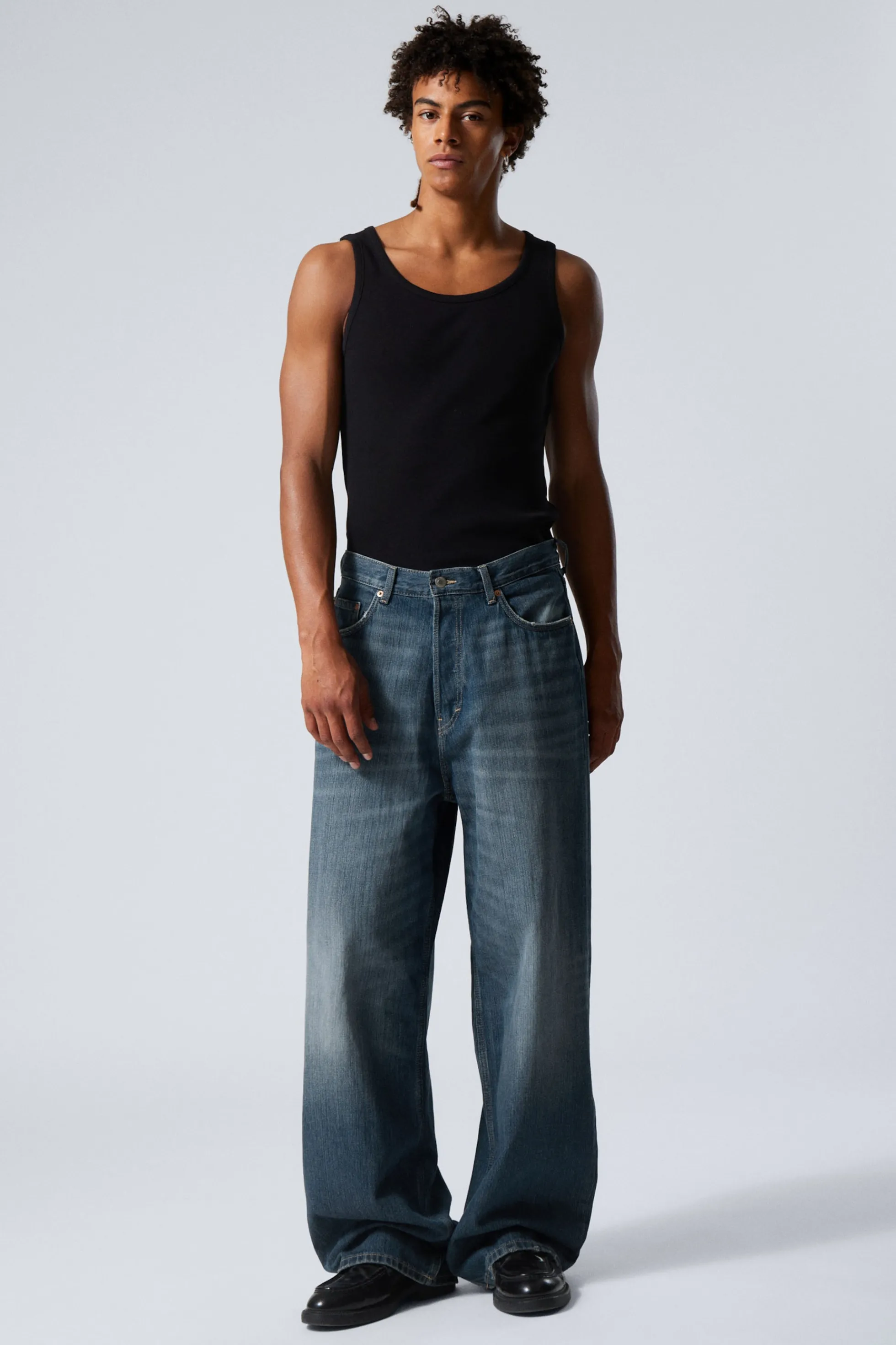 Weekday ASTRO LOOSE BAGGY LEG JEANS>Heren Jeans