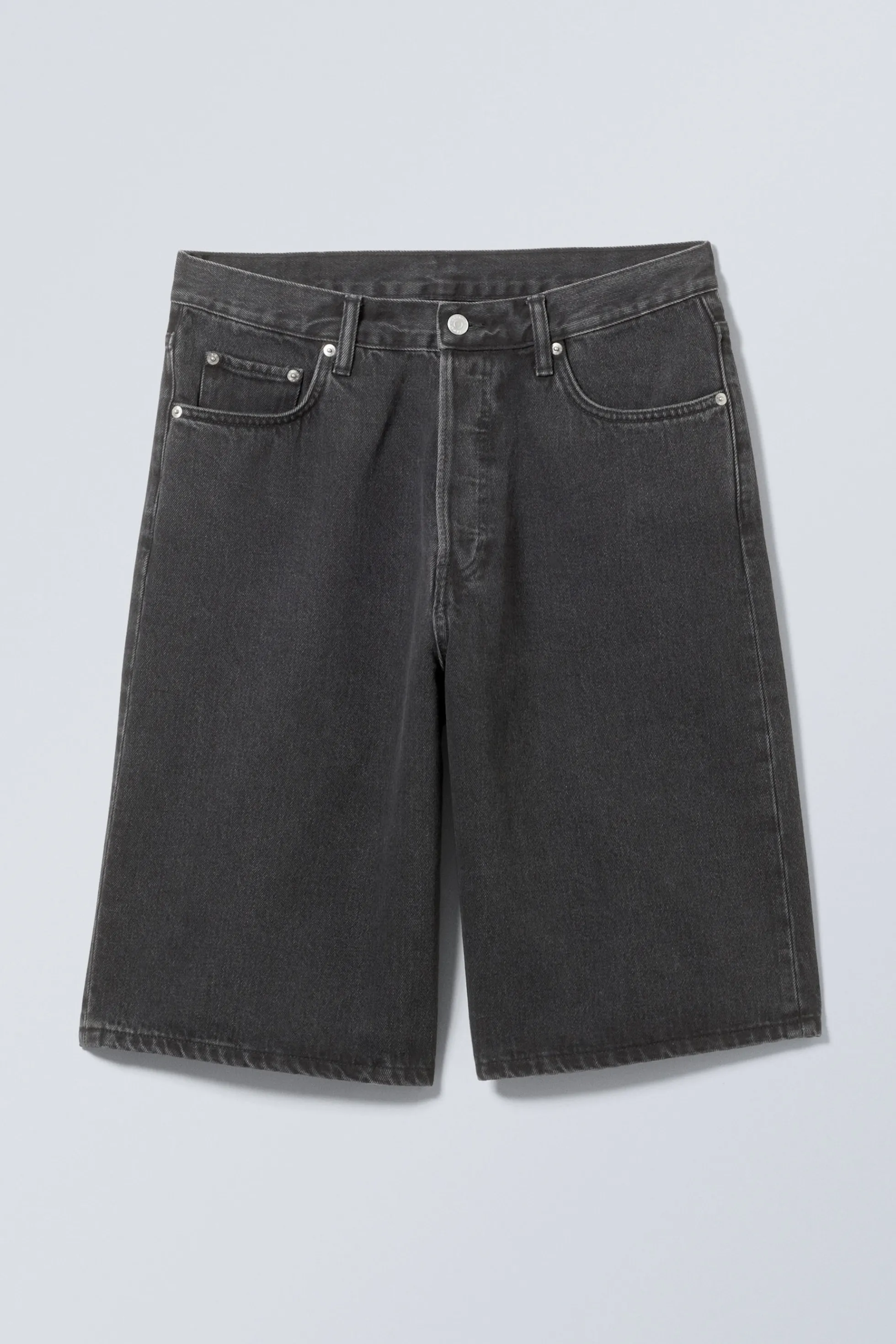 Weekday ASTRO RUIMVALLENDE BAGGY SHORT VAN DENIM>DAMES Shorts | Shorts