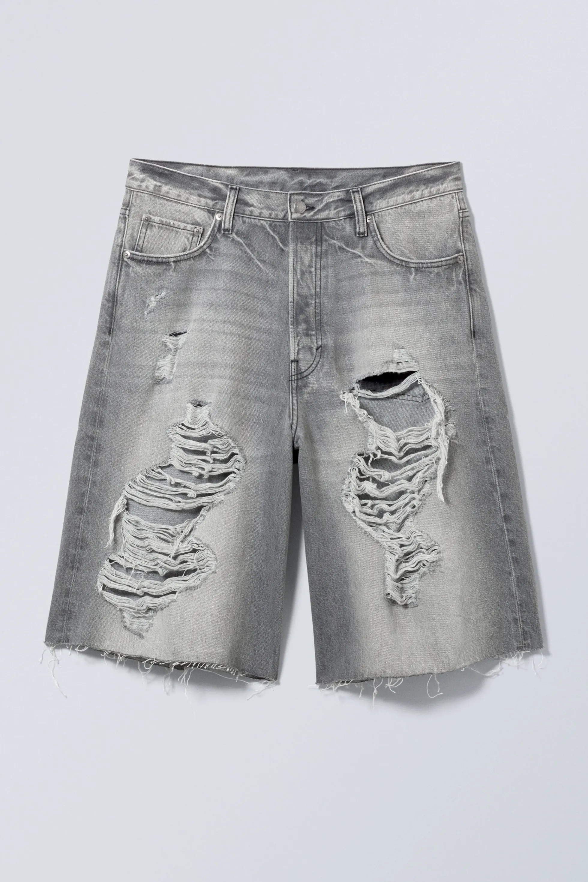 Weekday ASTRO RUIMVALLENDE BAGGY SHORT VAN DENIM>DAMES Shorts | Shorts