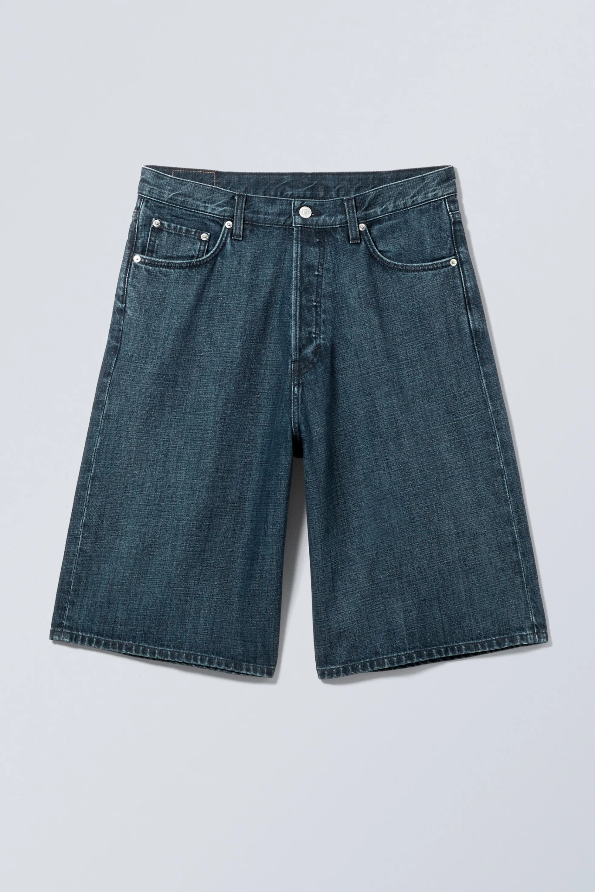 Weekday ASTRO RUIMVALLENDE BAGGY SHORT VAN DENIM>DAMES Shorts | Shorts