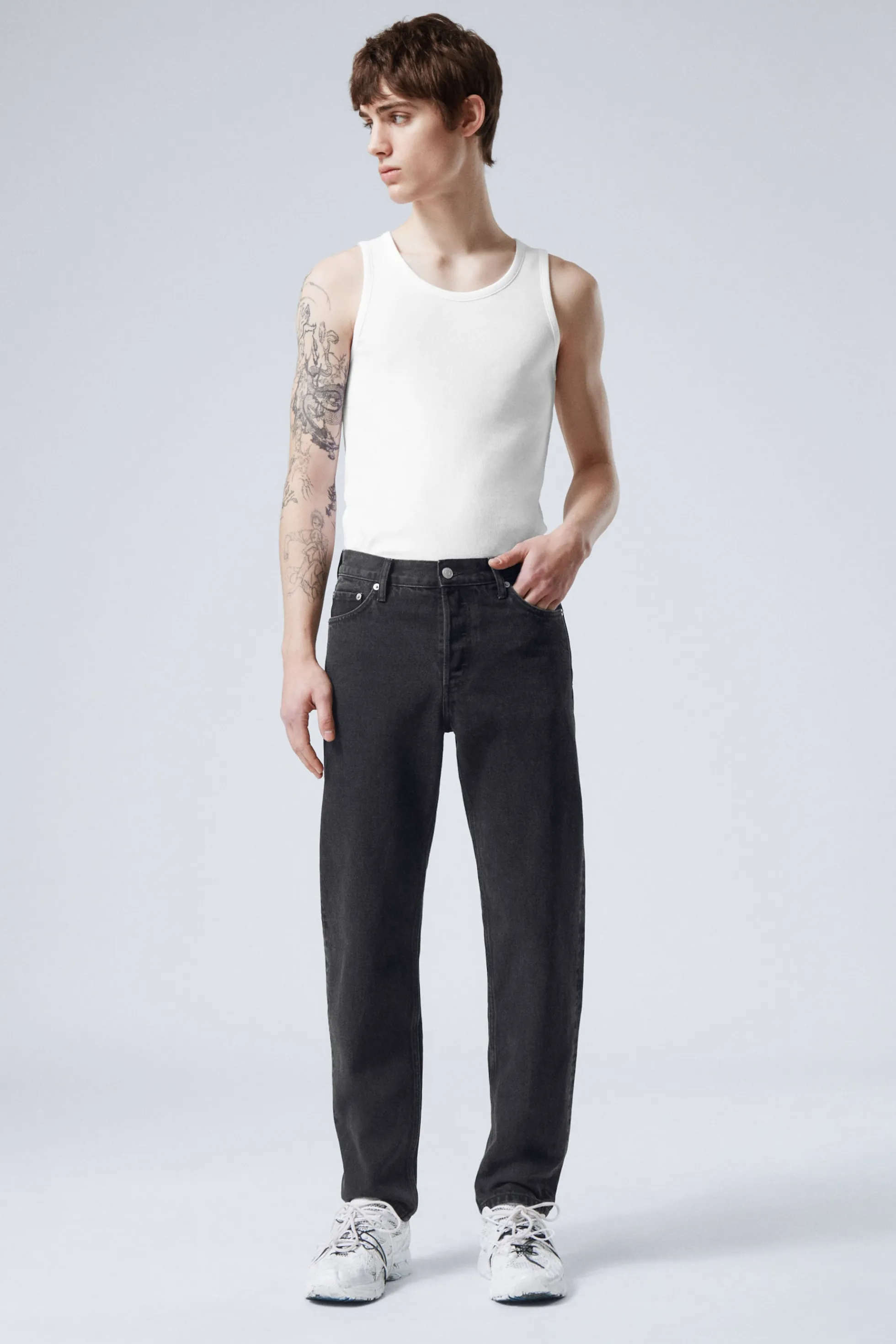 Weekday BARREL RELAXED TAPERED LEG JEANS>Heren Jeans