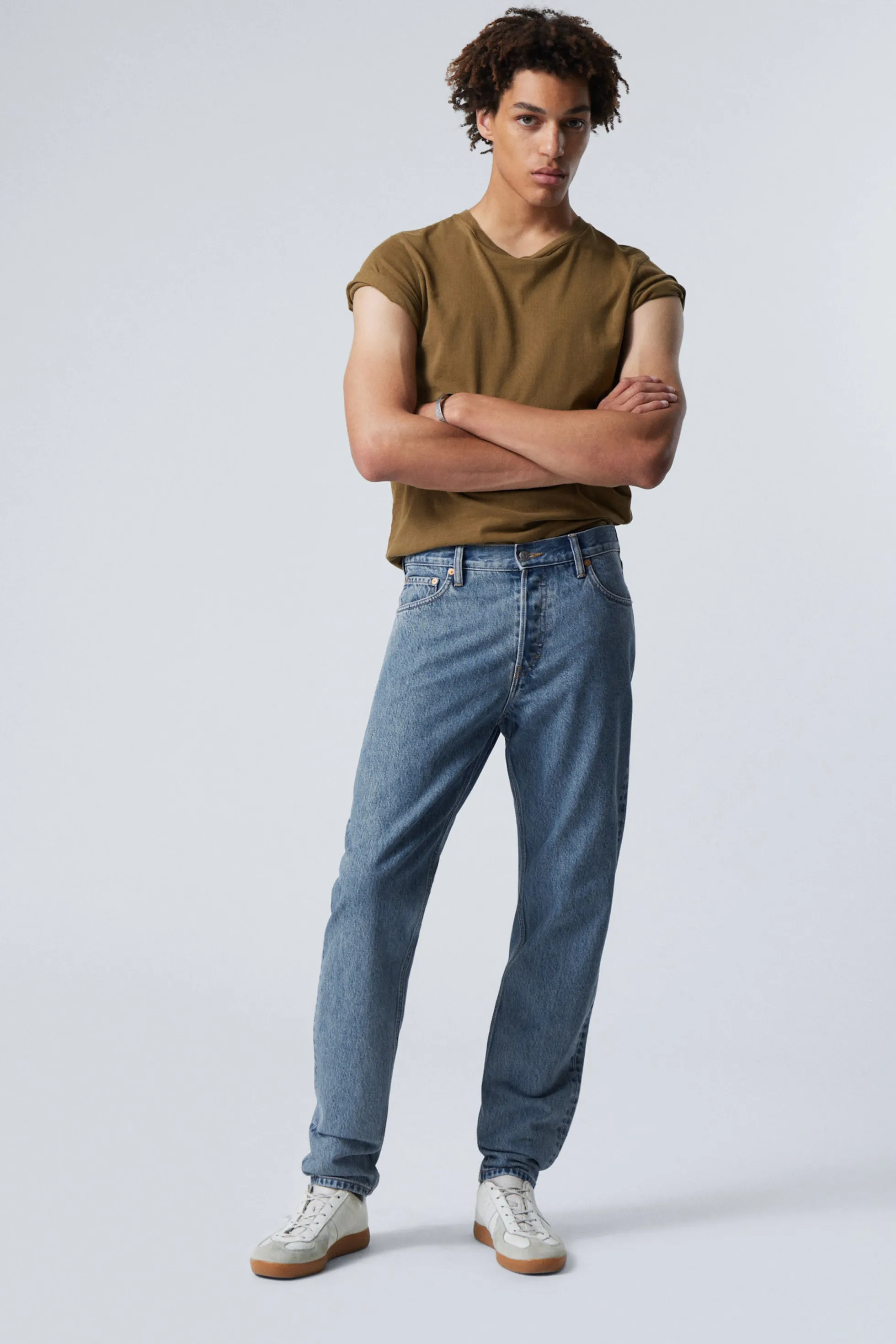 Weekday BARREL RELAXED TAPERED LEG JEANS>Heren Jeans