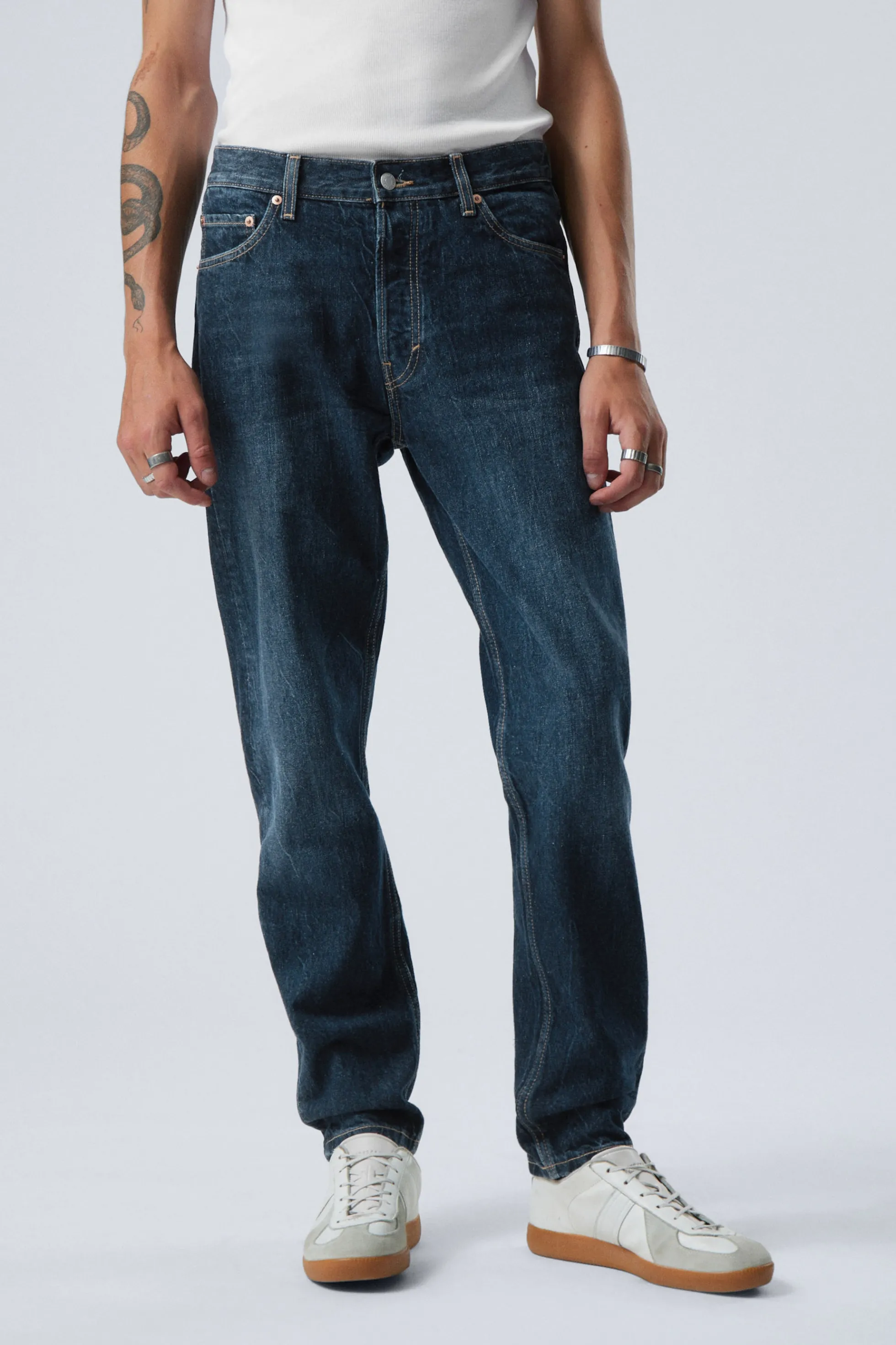 Weekday BARREL RELAXED TAPERED LEG JEANS>Heren Jeans