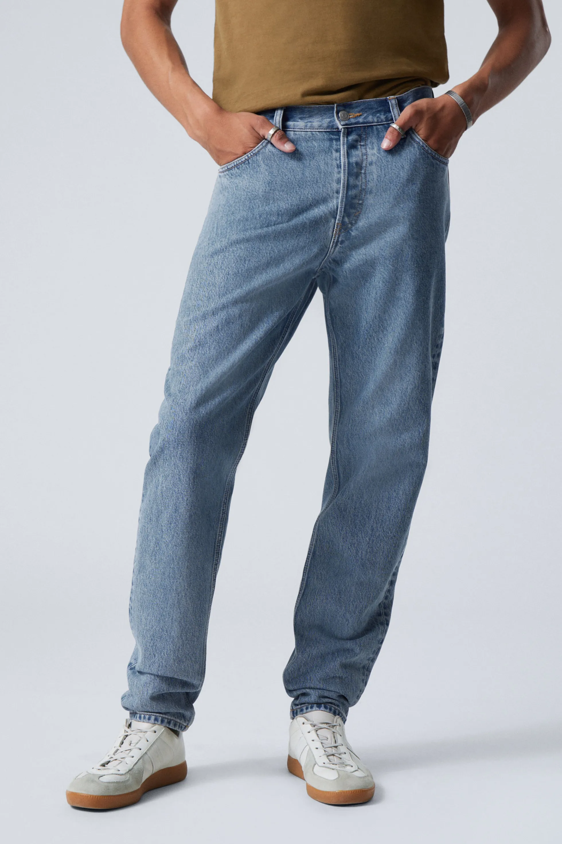 Weekday BARREL RELAXED TAPERED LEG JEANS>Heren Jeans