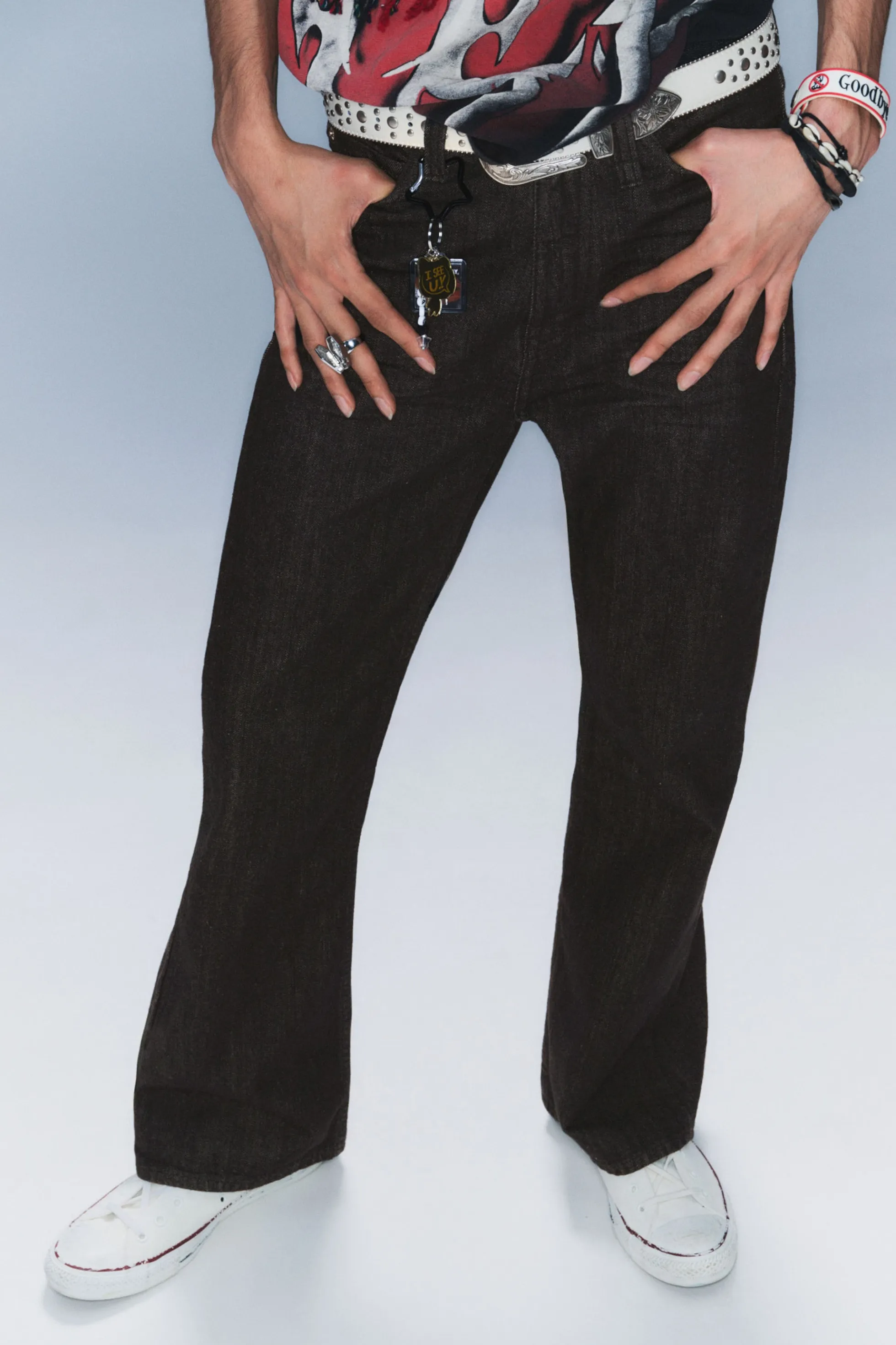 Weekday BOO JEANS MET LAGE TAILLE EN BOOTCUT PIJPEN>Heren Jeans