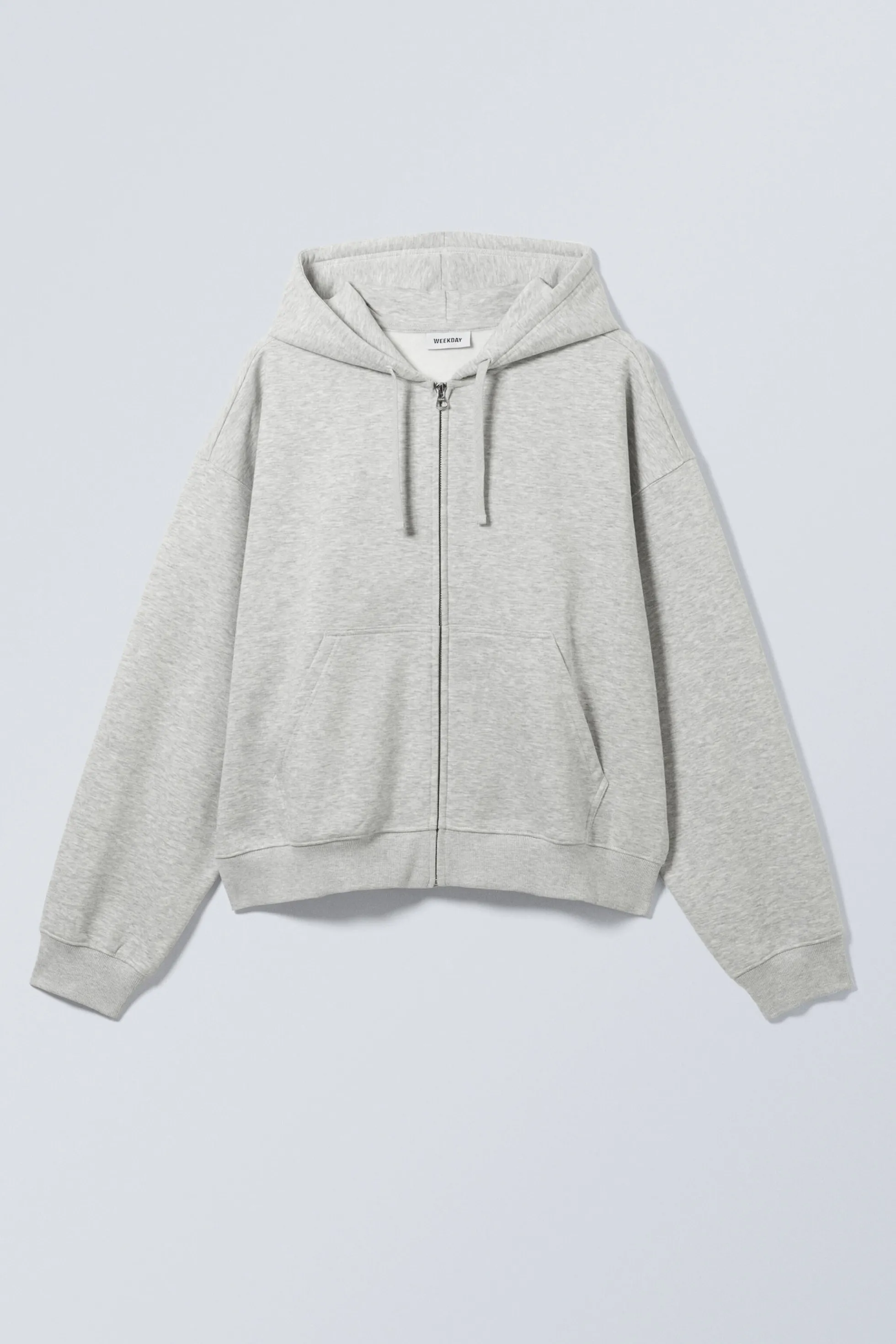 Weekday BOXY HOODIE MET RITS EN GRAFISCHE PRINT>Heren Grafische | Hoodies