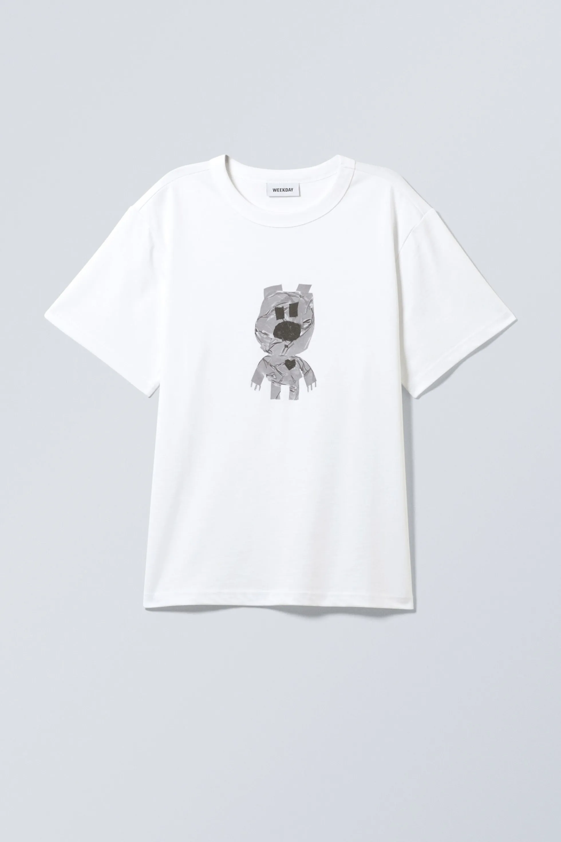 Weekday BOXY LICHTGEWICHT T-SHIRT MET GRAFISCHE PRINT>Heren Grafische | T-Shirts & Tops