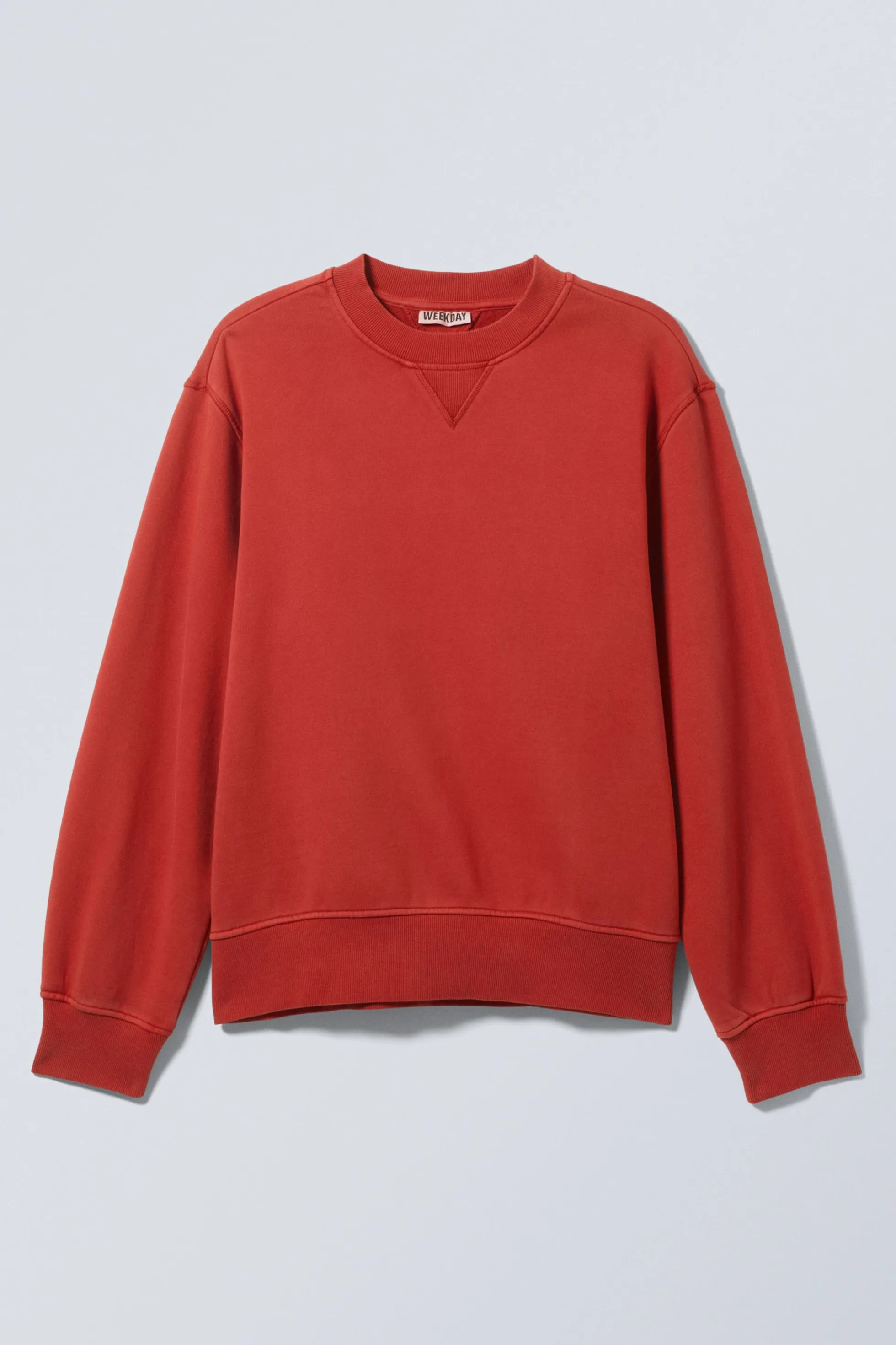 Weekday CROPPED COTTON FLEECE SWEATSHIRT>Heren Sweatshirts