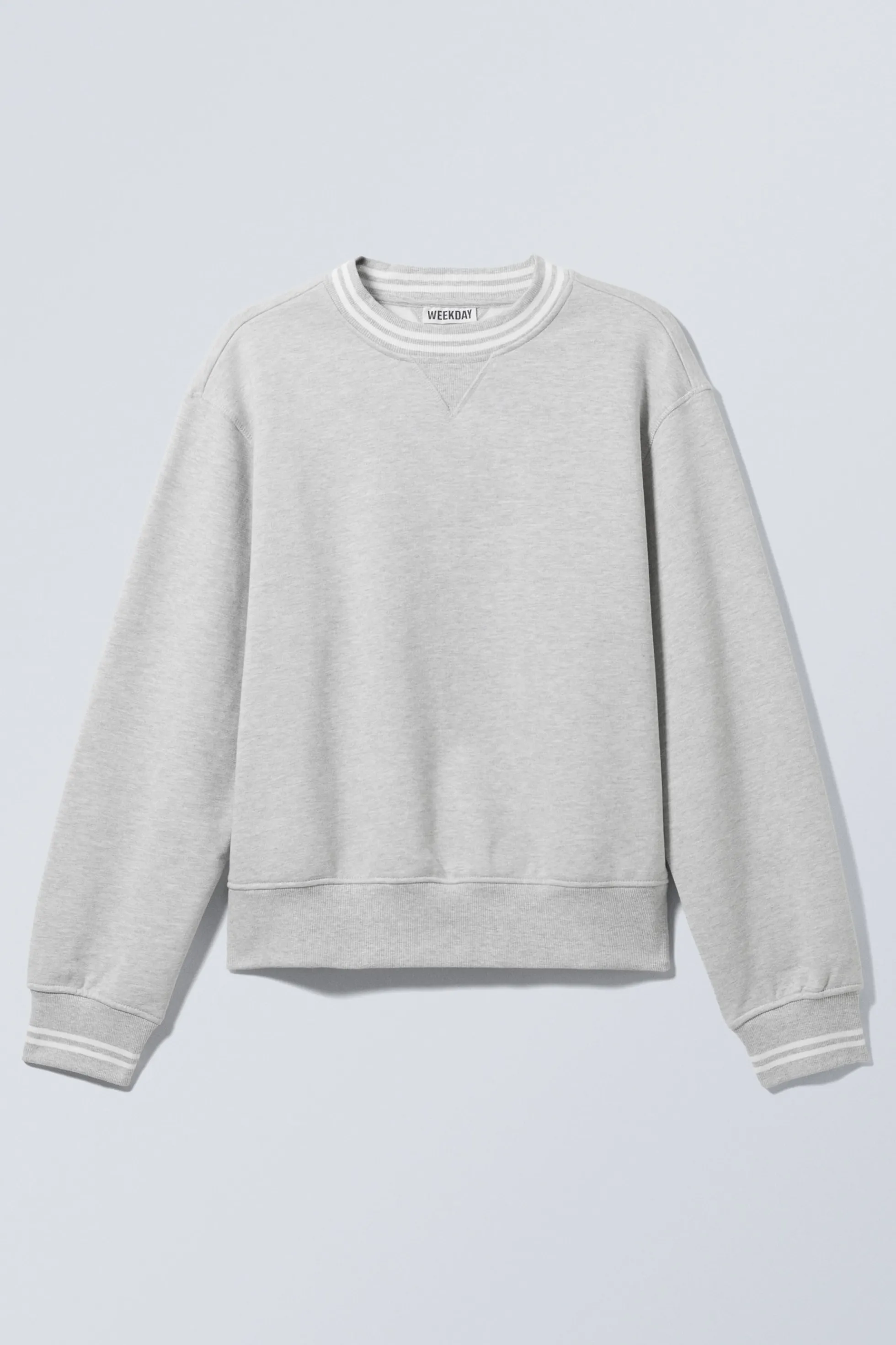 Weekday CROPPED COTTON FLEECE SWEATSHIRT>Heren Sweatshirts