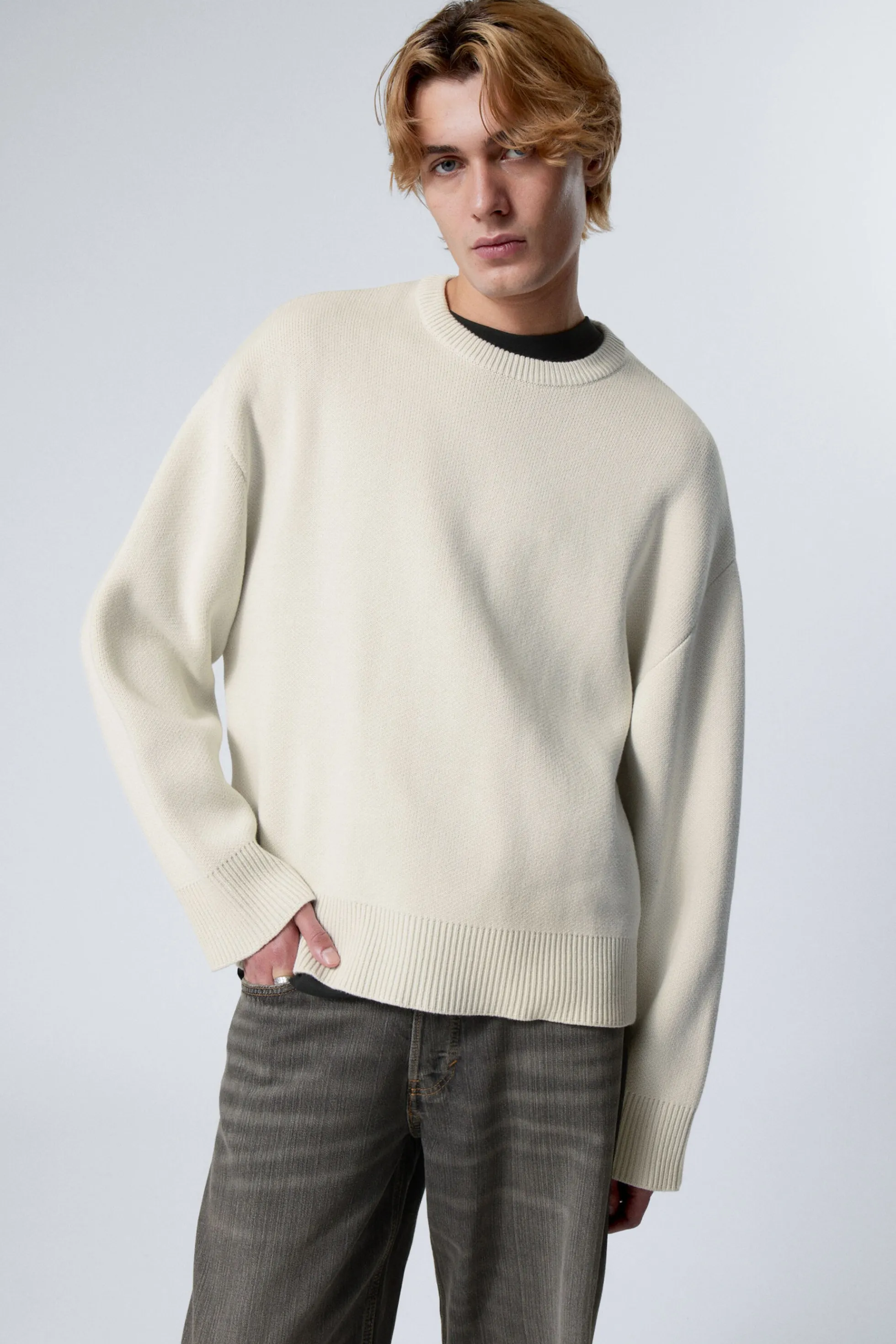 Weekday CYPHER OVERSIZED SWEATER>Heren Sweatshirts | Basics