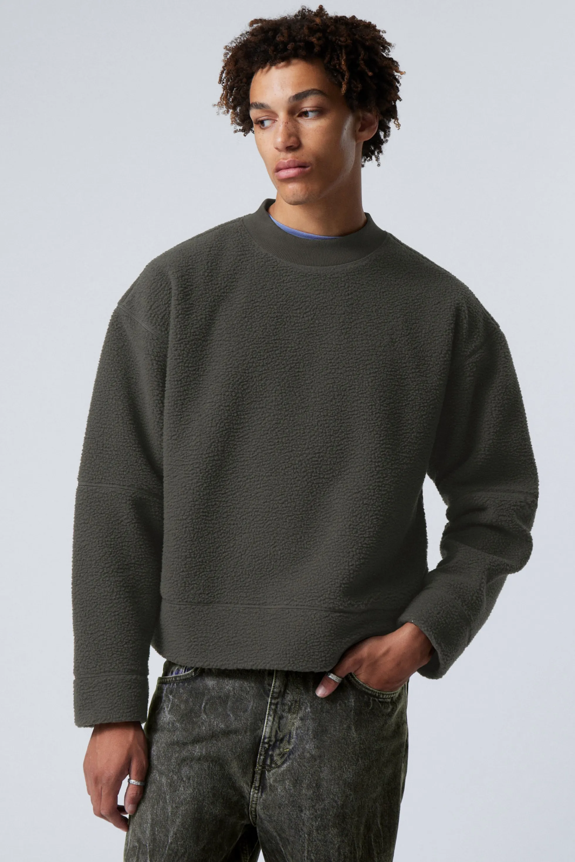 Weekday FLEECE SWEATSHIRT>Heren Sweatshirts