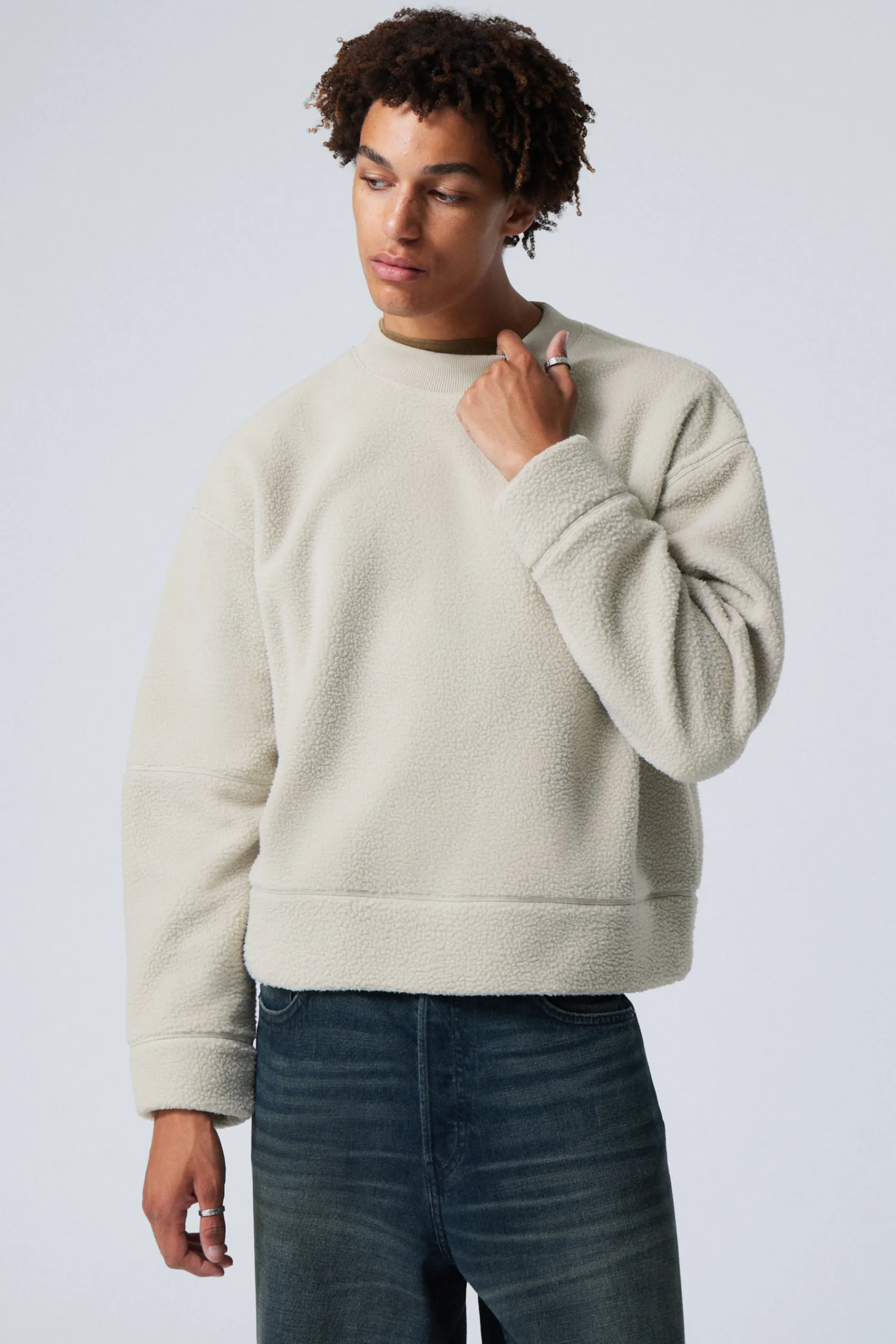 Weekday FLEECE SWEATSHIRT>Heren Sweatshirts