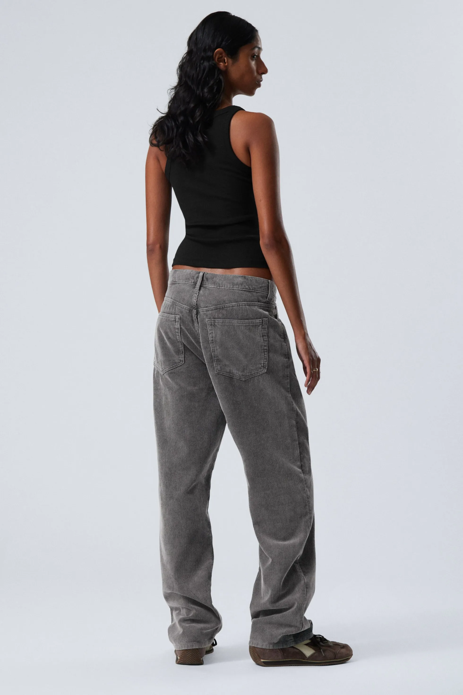 Weekday GALAXY LOSSE CORDUROY BROEK MET RECHTE PIJPEN>DAMES Broeken | Broeken