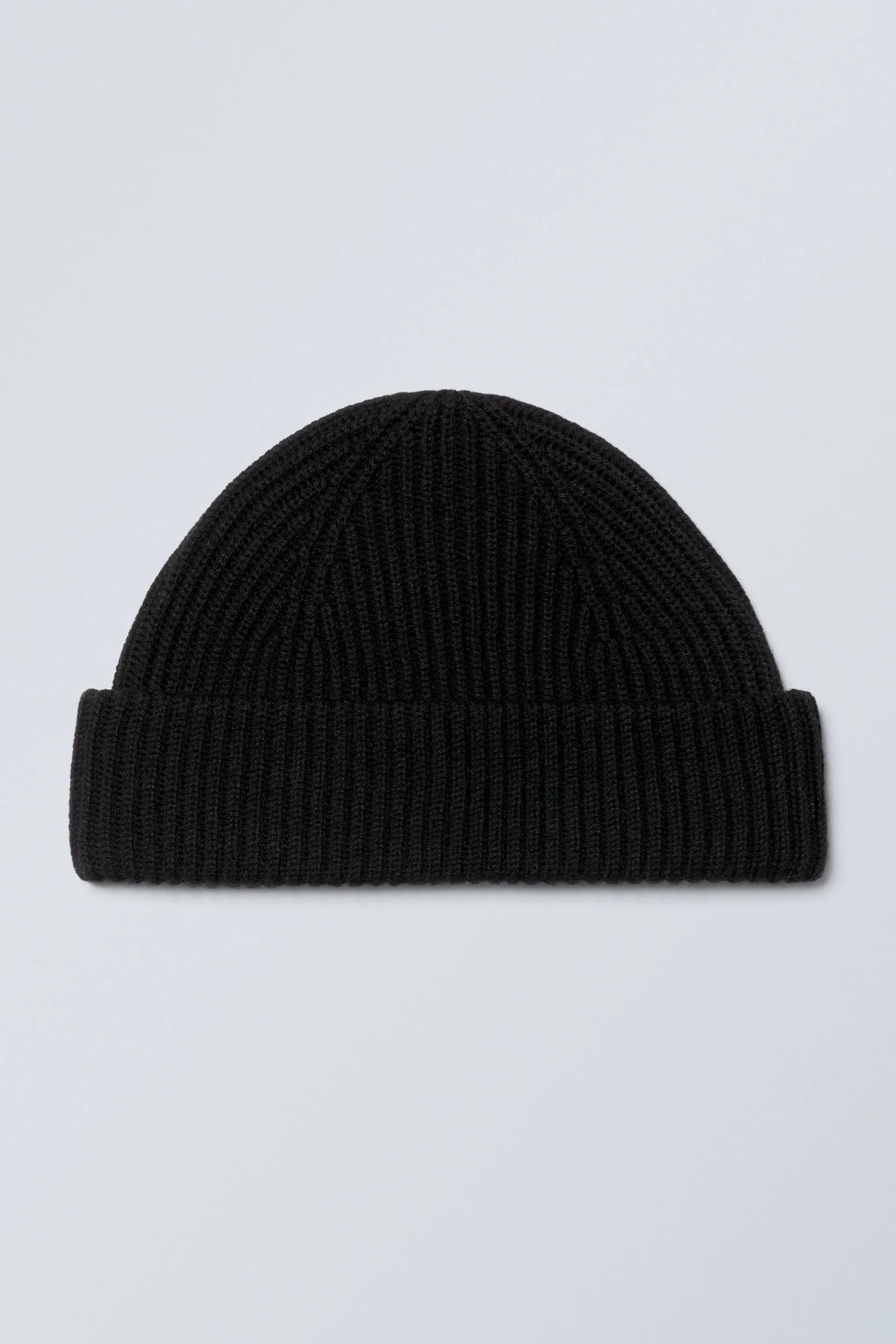 Weekday GEBREIDE BEANIE VAN EEN WOLMIX MET OMGESLAGEN RAND>DAMES Hoeden | Hoeden