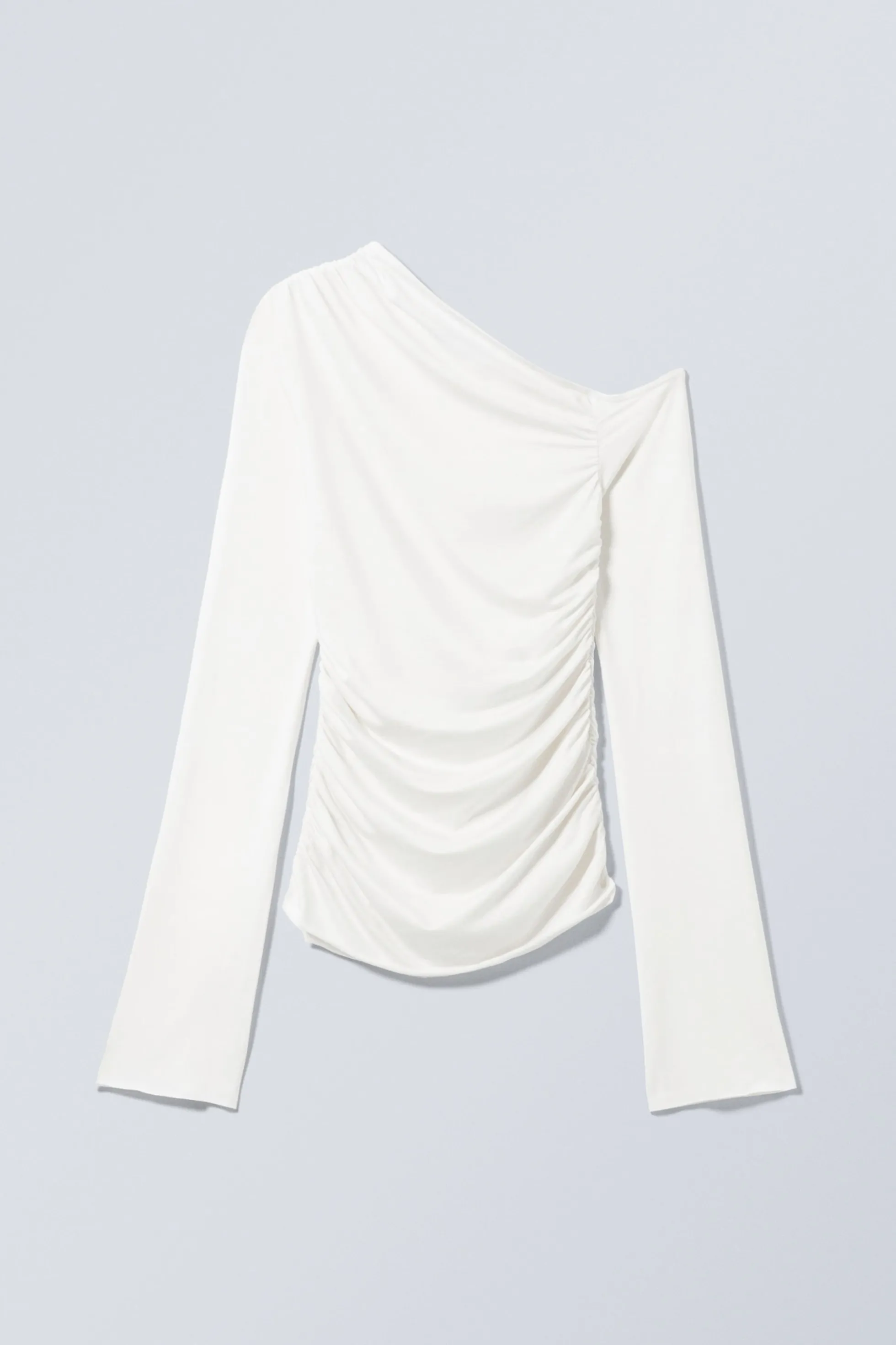 Weekday GEDRAPEERDE ASYMMETRISCHE LYOCELL TOP>DAMES Tops