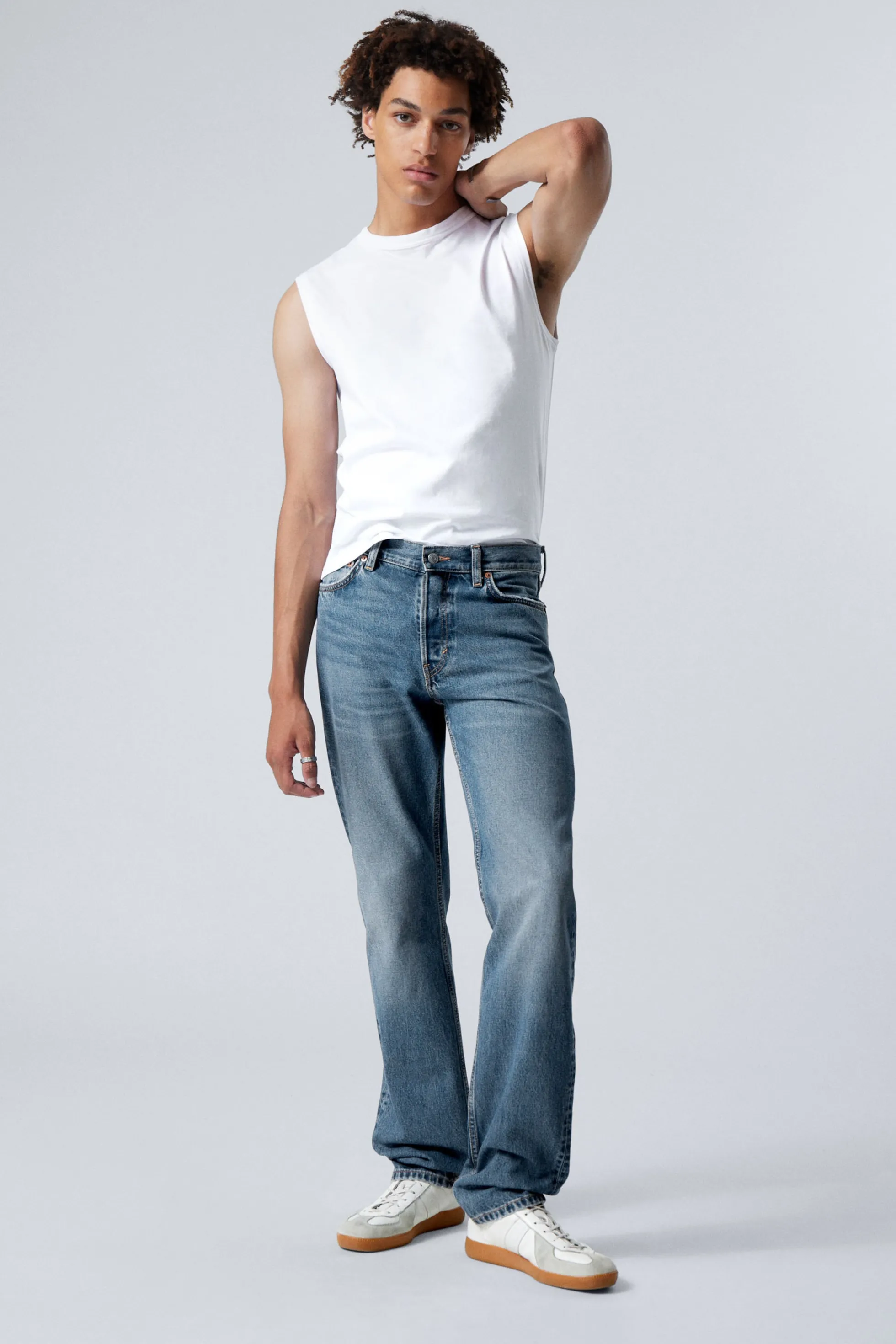 Weekday KLEAN REGULAR STRAIGHT LEG JEANS>Heren Jeans