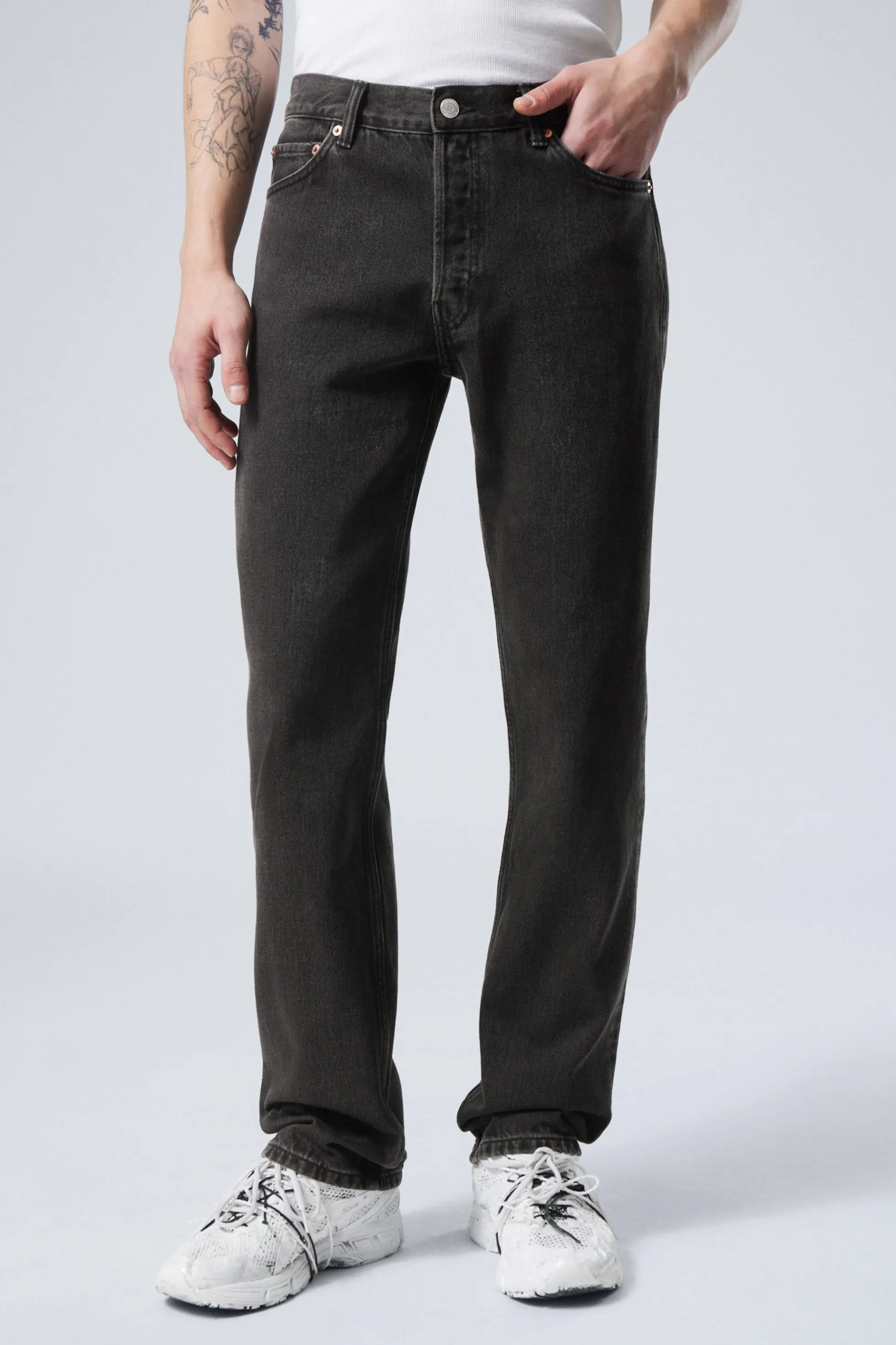 Weekday KLEAN REGULAR STRAIGHT LEG JEANS>Heren Jeans