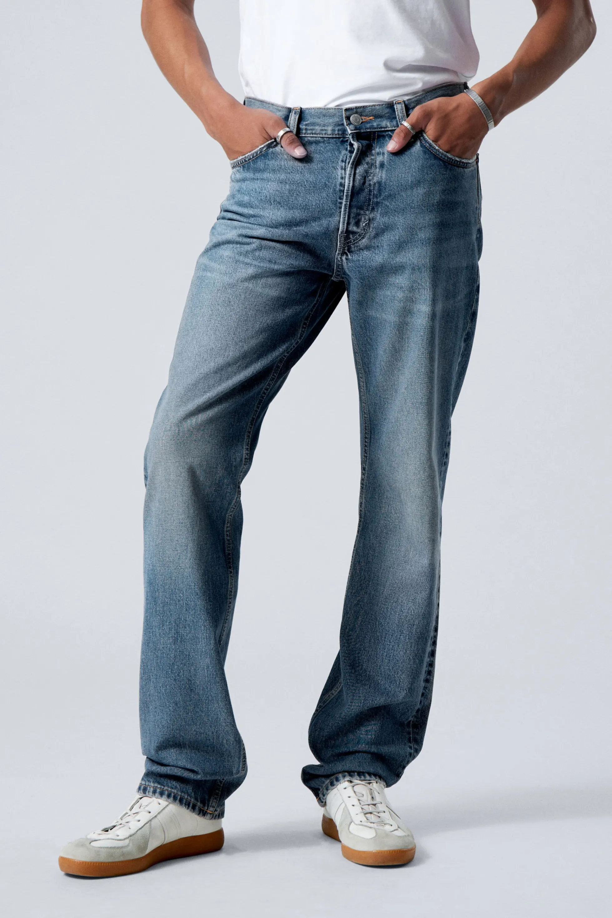 Weekday KLEAN REGULAR STRAIGHT LEG JEANS>Heren Jeans