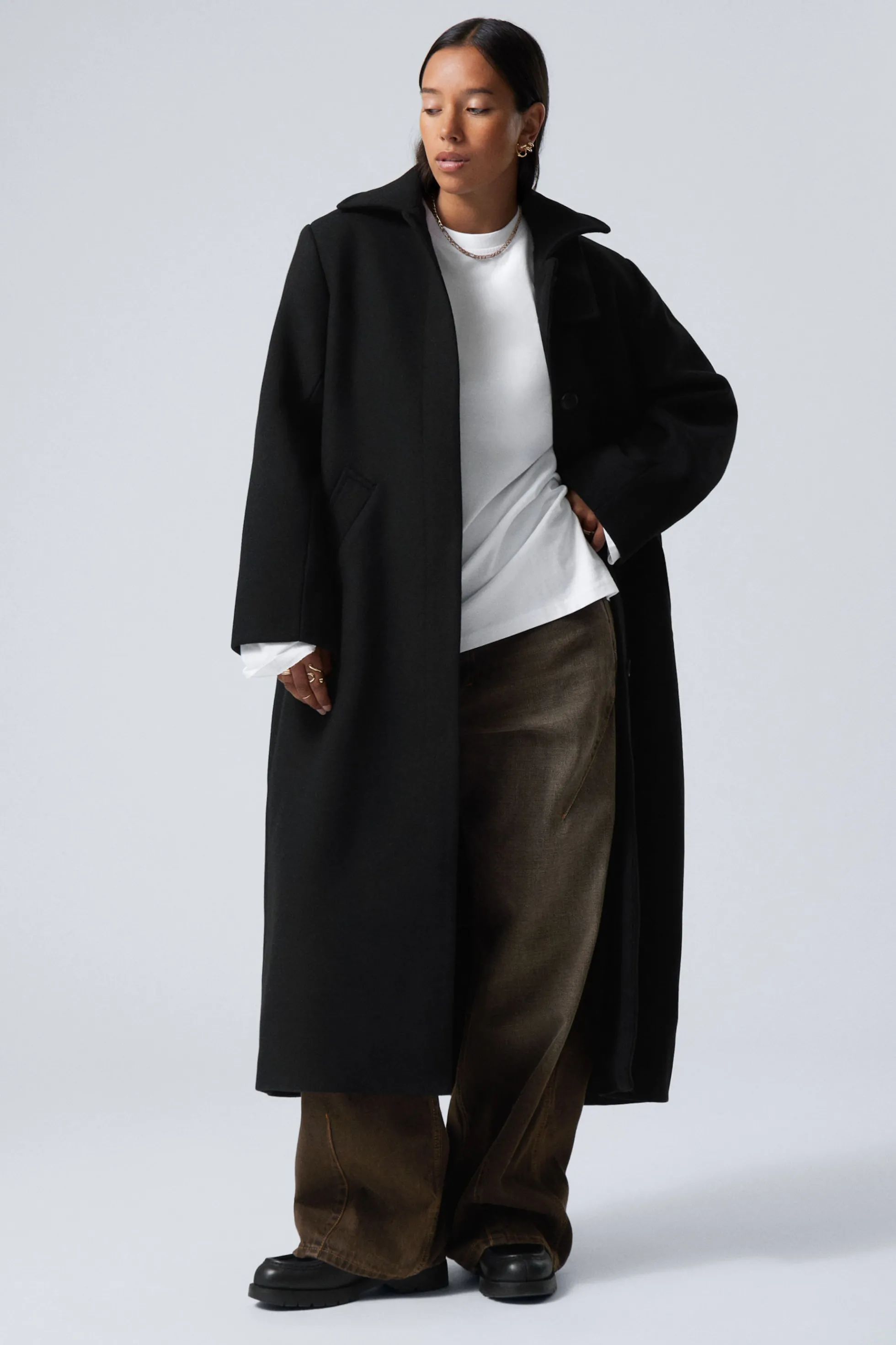 Weekday LANGE OVERSIZED JAS VAN EEN WOLMIX>DAMES Jacks & Jassen