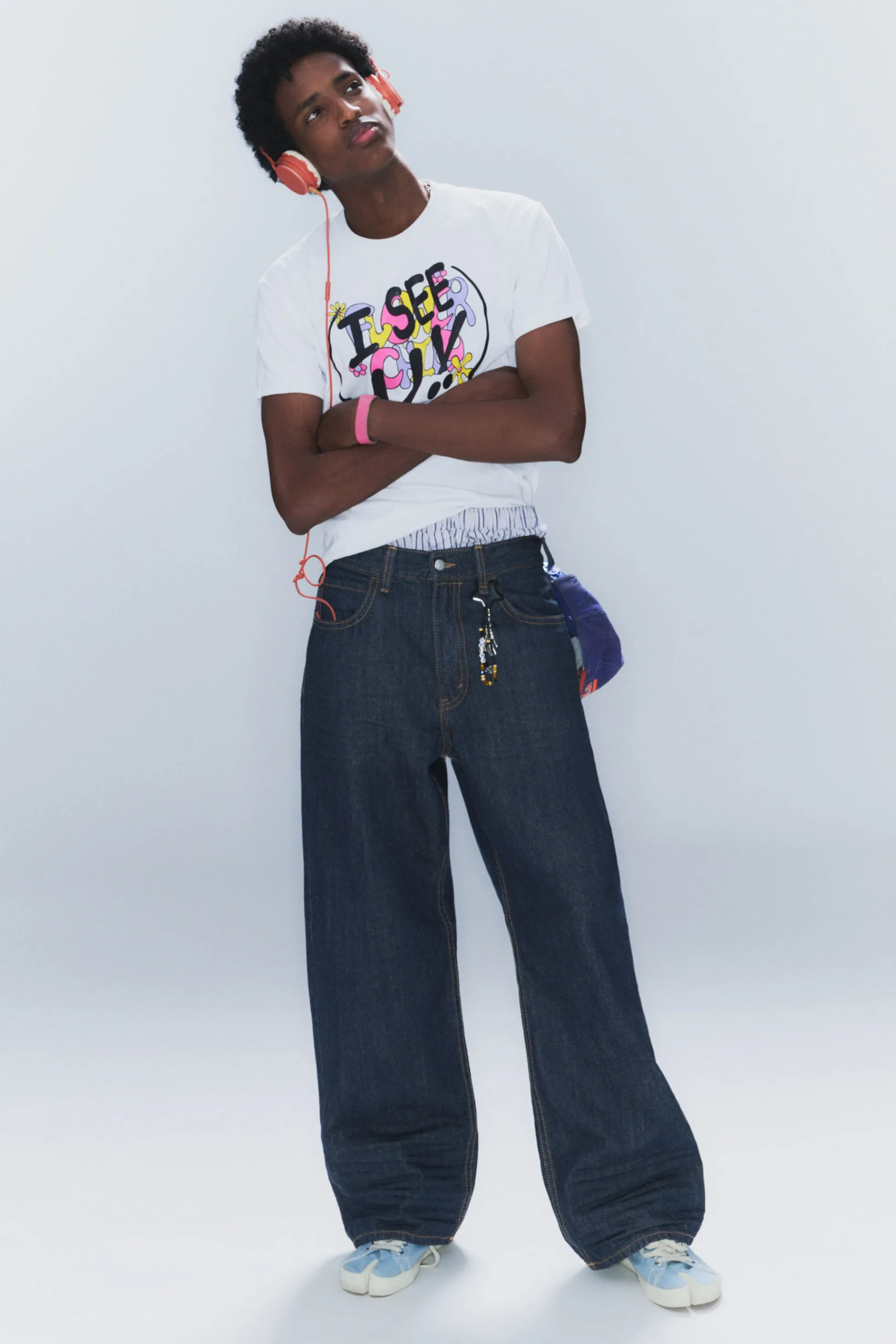 Weekday LOOSER JEANS MET NORMALE TAILLE EN WIJDE PIJPEN>Heren Jeans