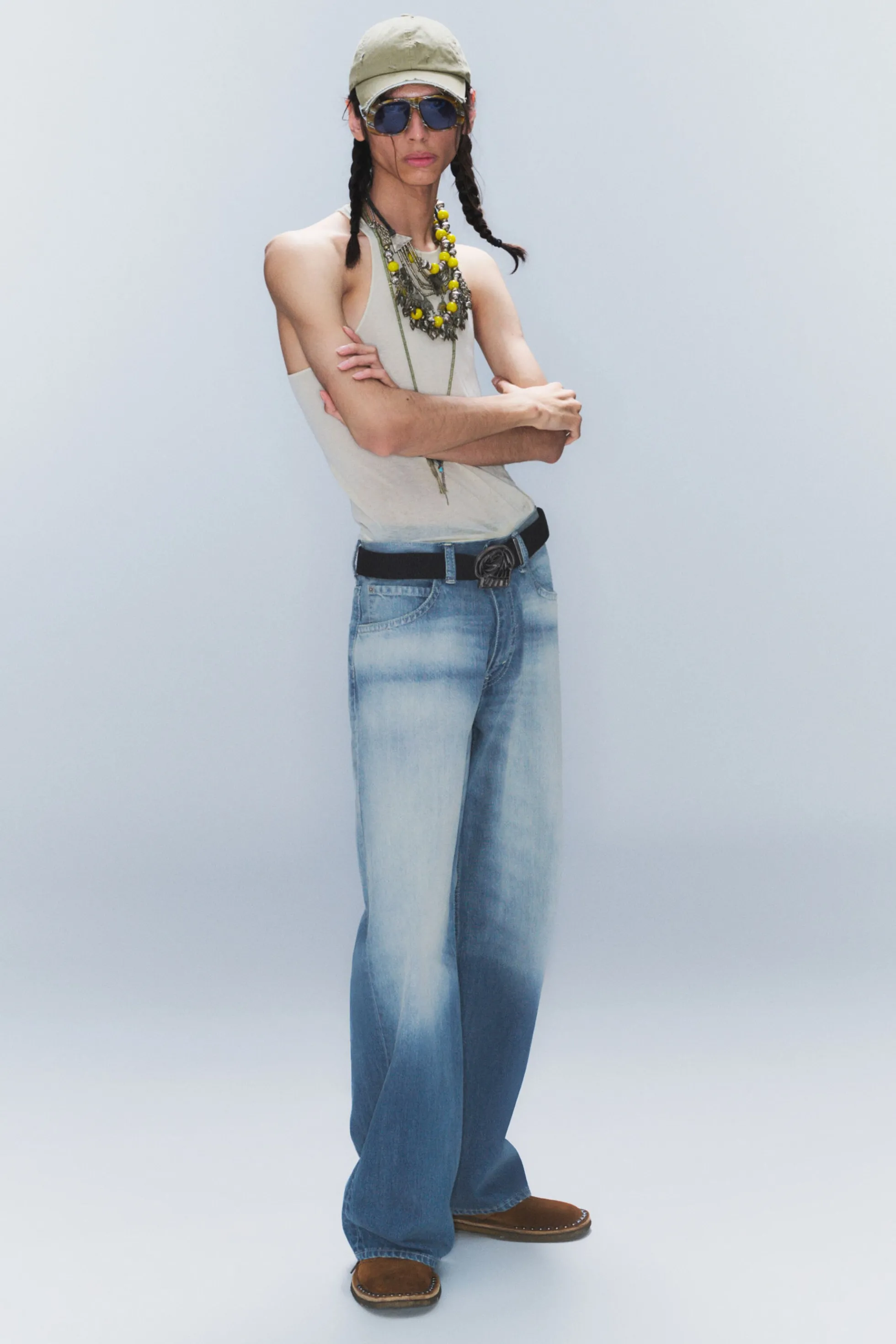 Weekday LOOSER JEANS MET NORMALE TAILLE EN WIJDE PIJPEN>Heren Jeans