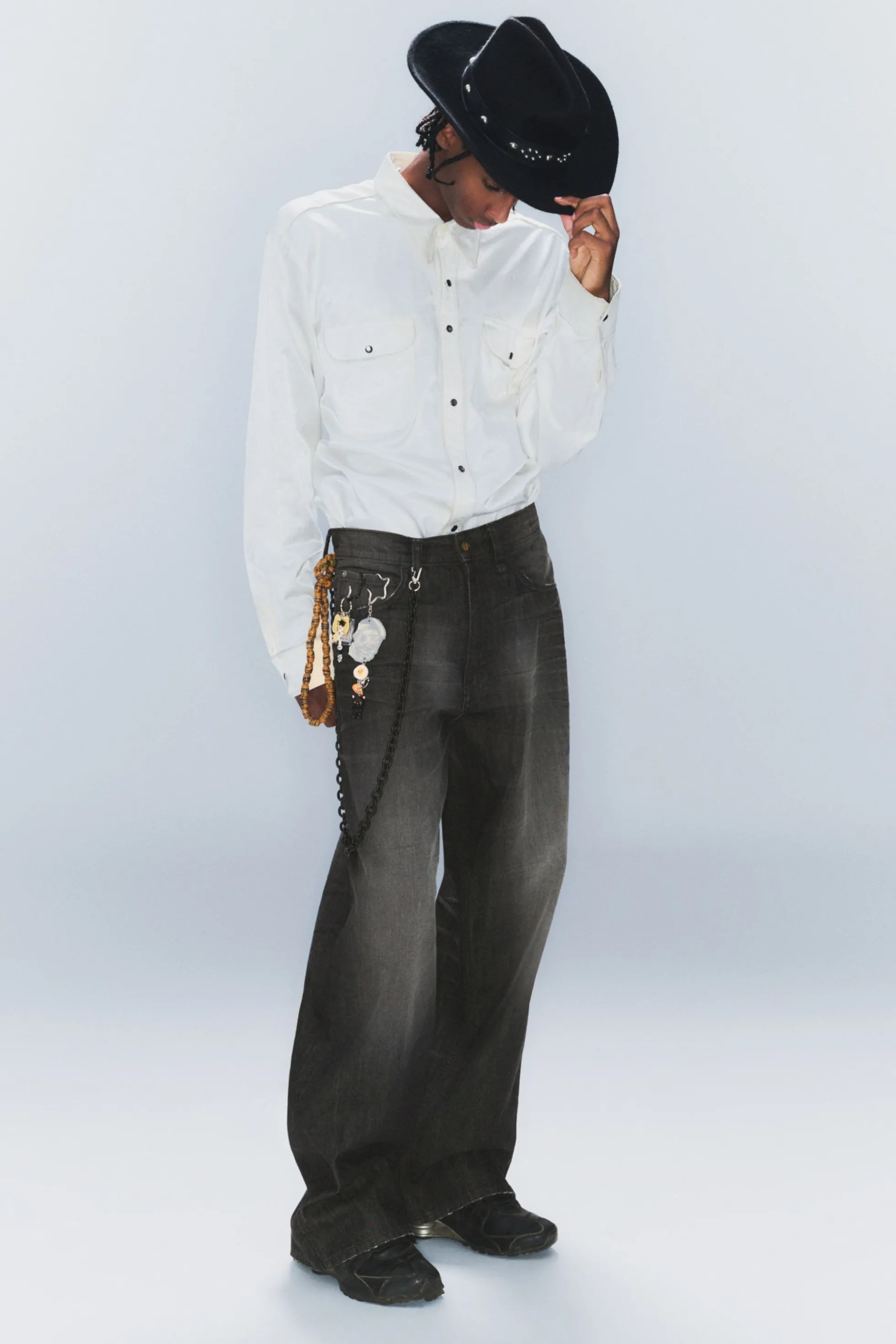 Weekday LOOSER JEANS MET NORMALE TAILLE EN WIJDE PIJPEN>Heren Jeans