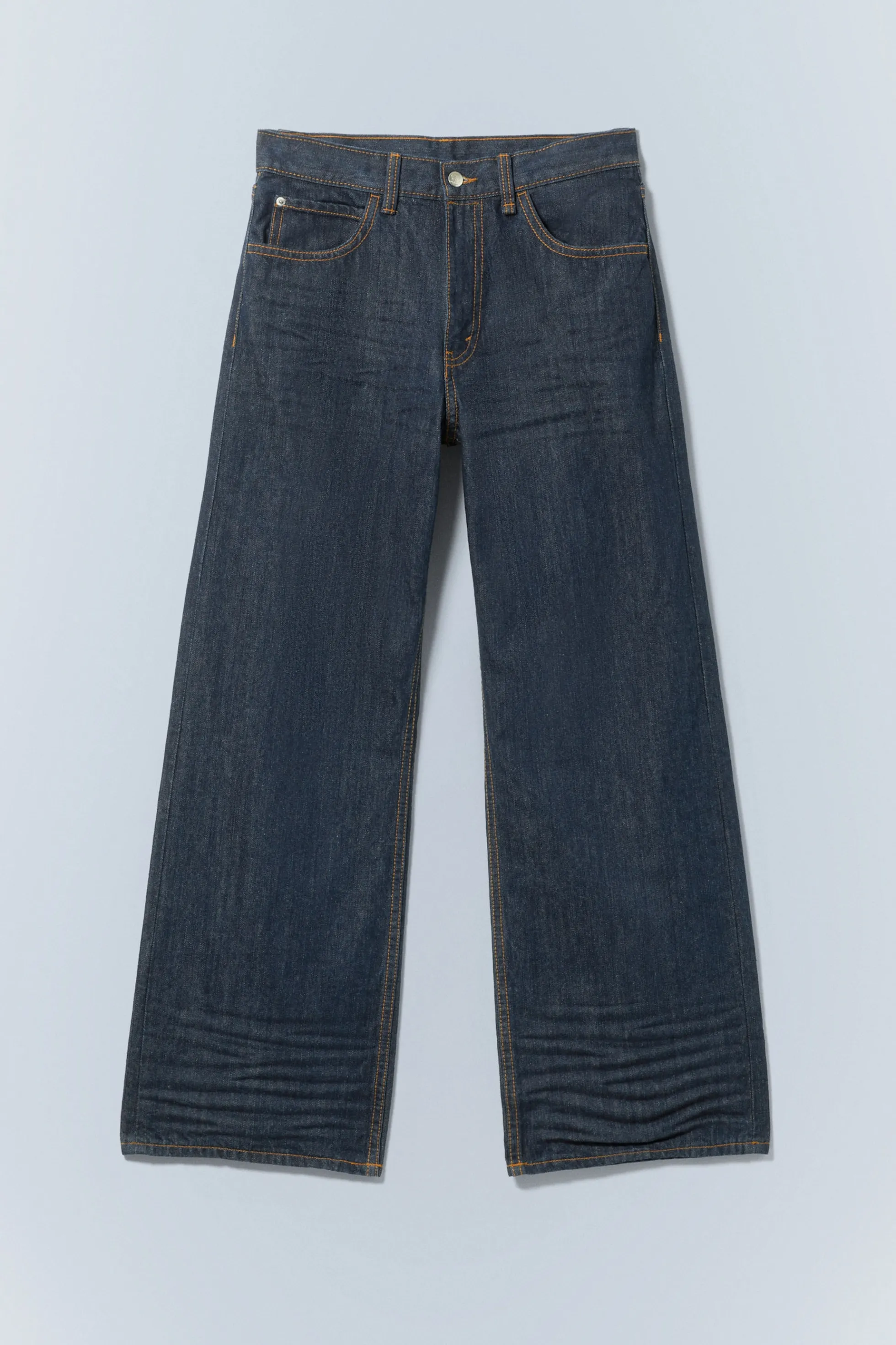Weekday LOOSER JEANS MET NORMALE TAILLE EN WIJDE PIJPEN>Heren Jeans