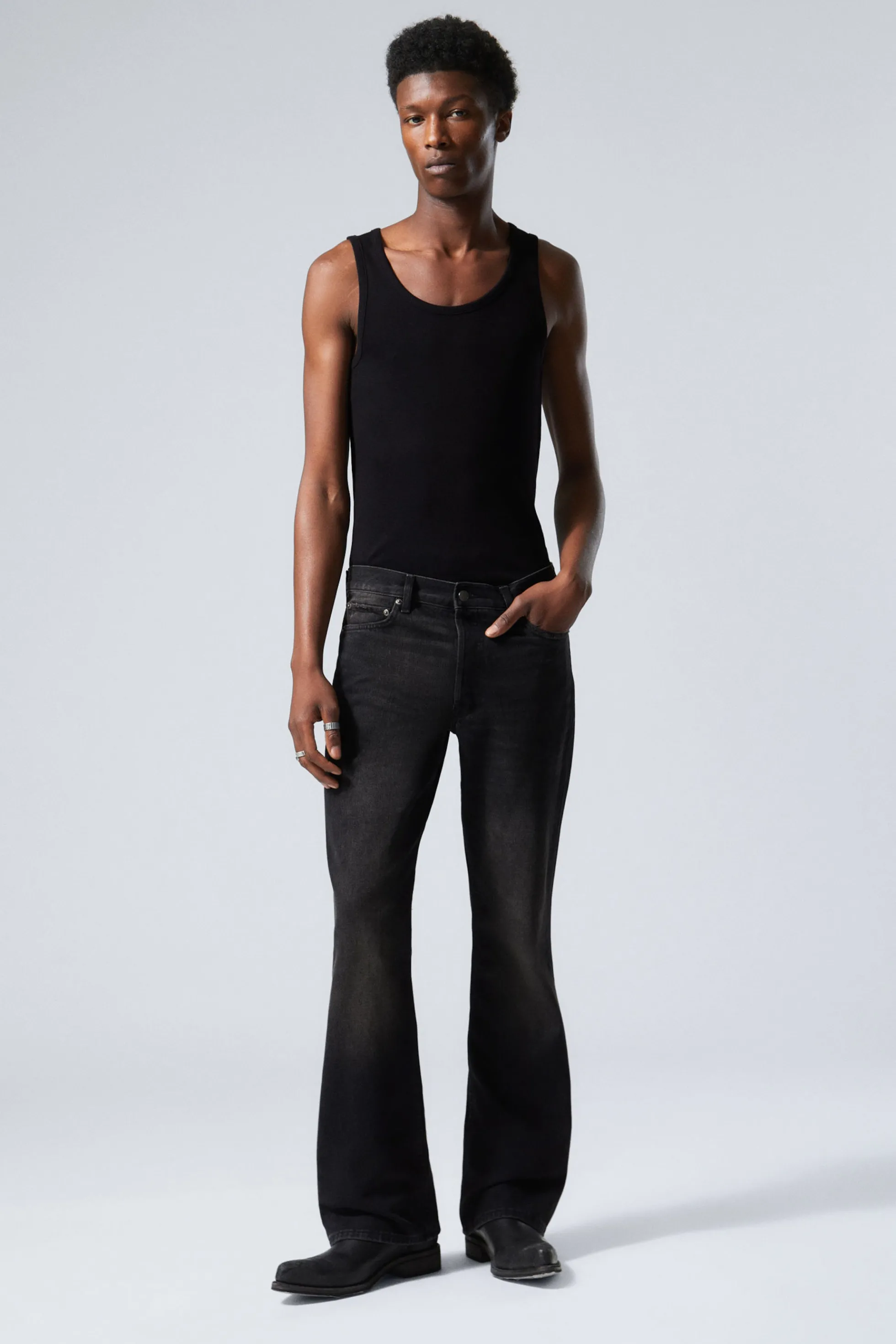 Weekday MOTION SLIM BOOTCUT JEANS>Heren Jeans