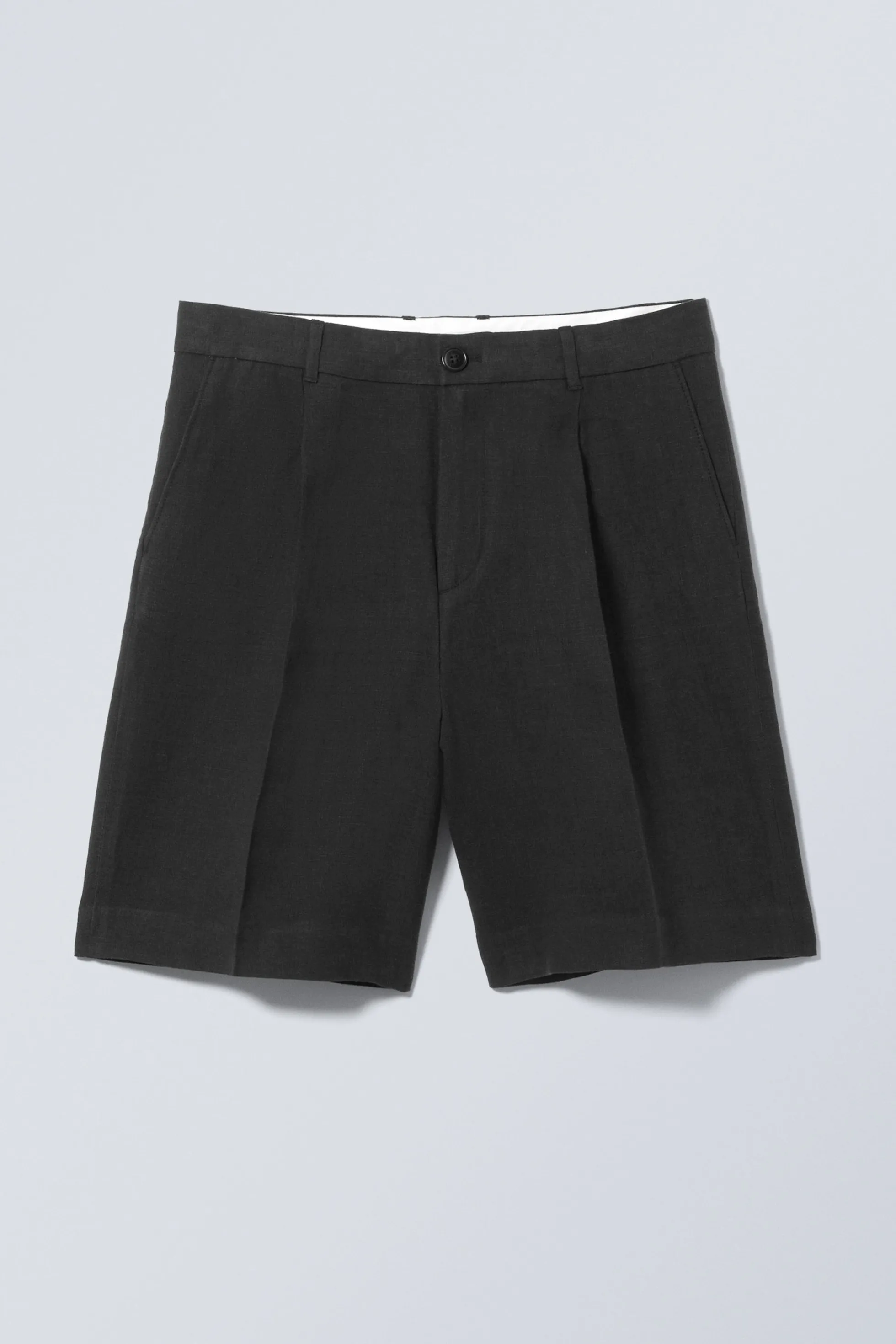 Weekday NETTE RUIMVALLENDE LINNEN SHORT>Heren Shorts