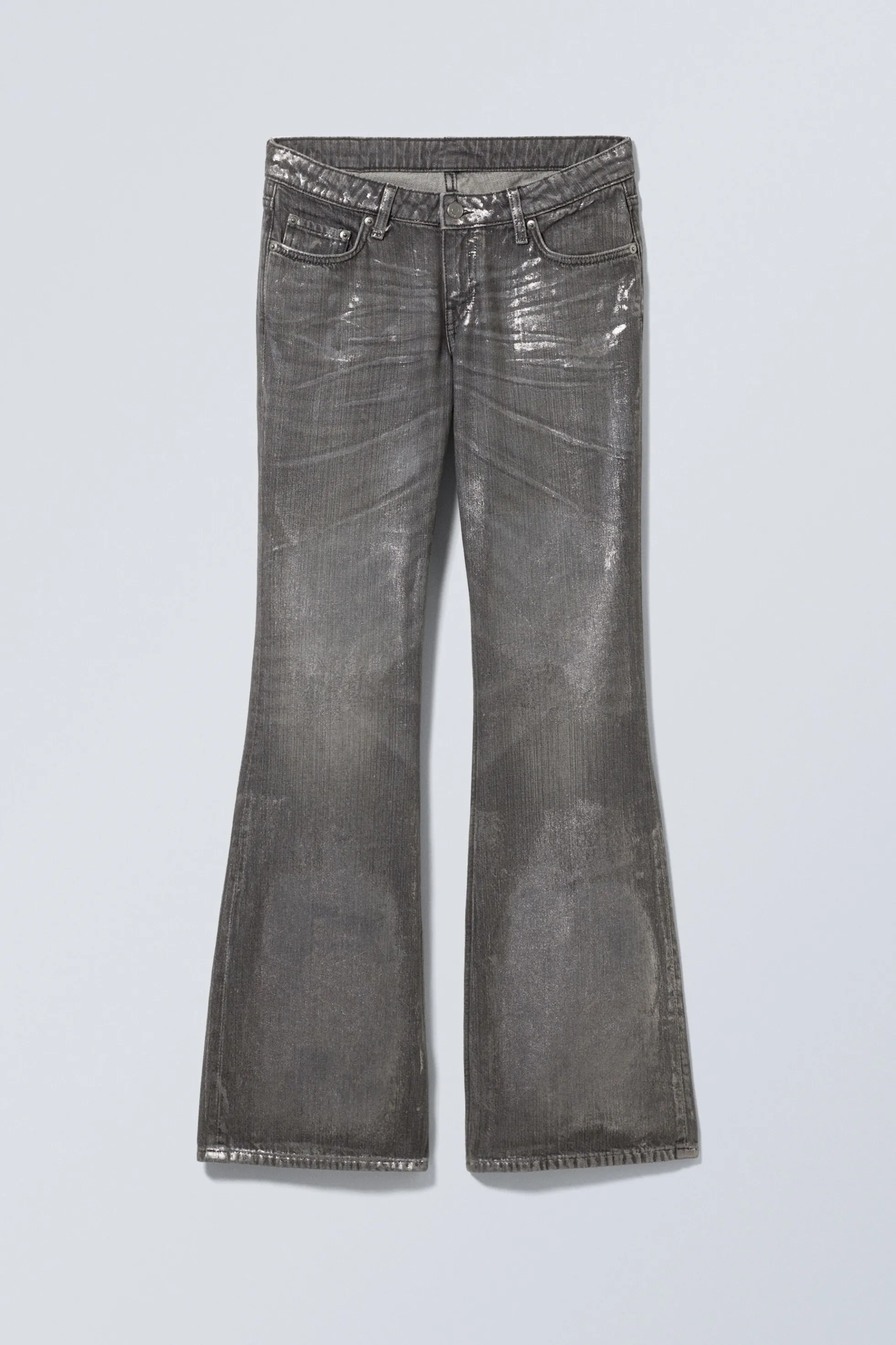 Weekday NOVA FOLIE SLIM FIT BOOTCUT JEANS MET LAGE TAILLE>DAMES Jeans