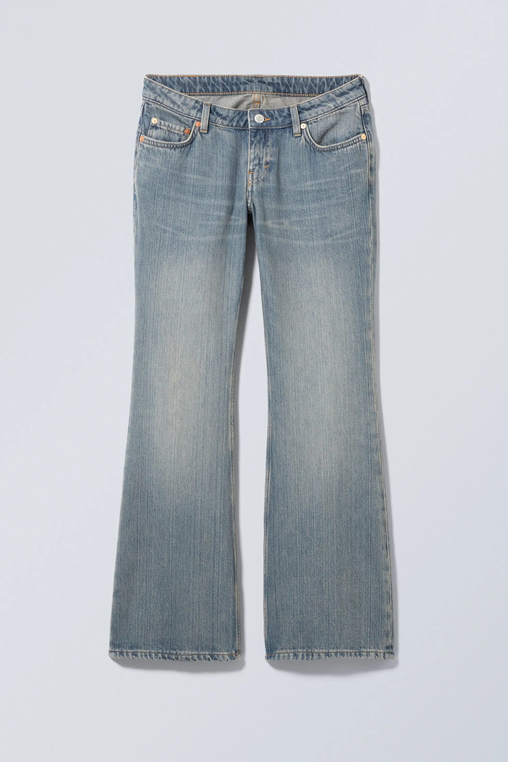 Weekday NOVA LOW WAIST SLIM BOOTCUT LEG JEANS>DAMES Jeans