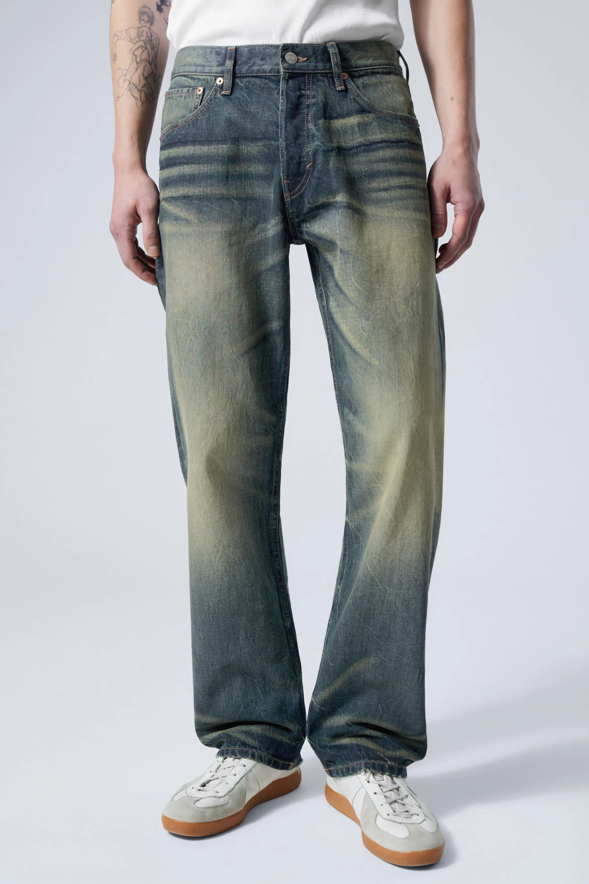 Weekday ORBIT MID WAIST REGULAR STRAIGHT LEG JEANS>DAMES Jeans