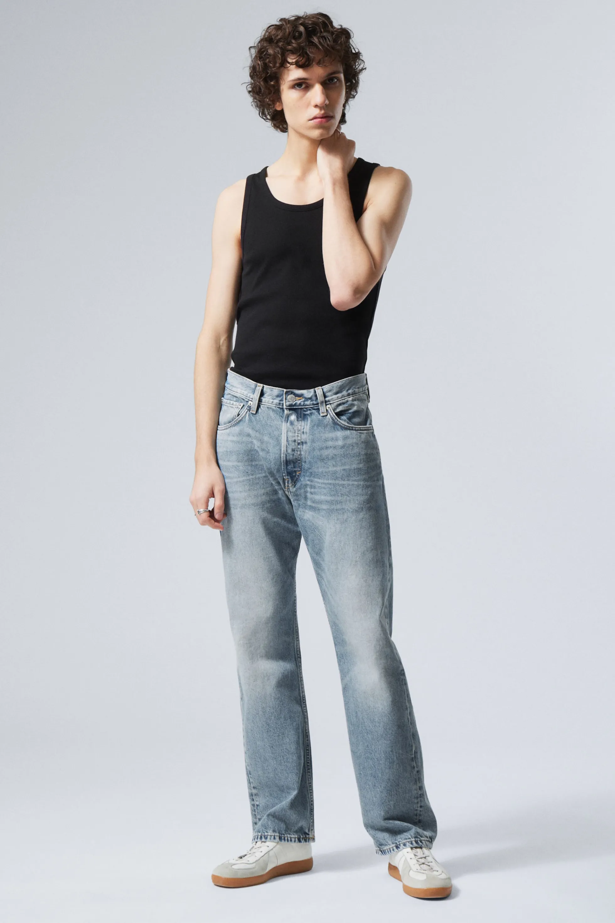 Weekday ORBIT MID WAIST REGULAR STRAIGHT LEG JEANS>DAMES Jeans