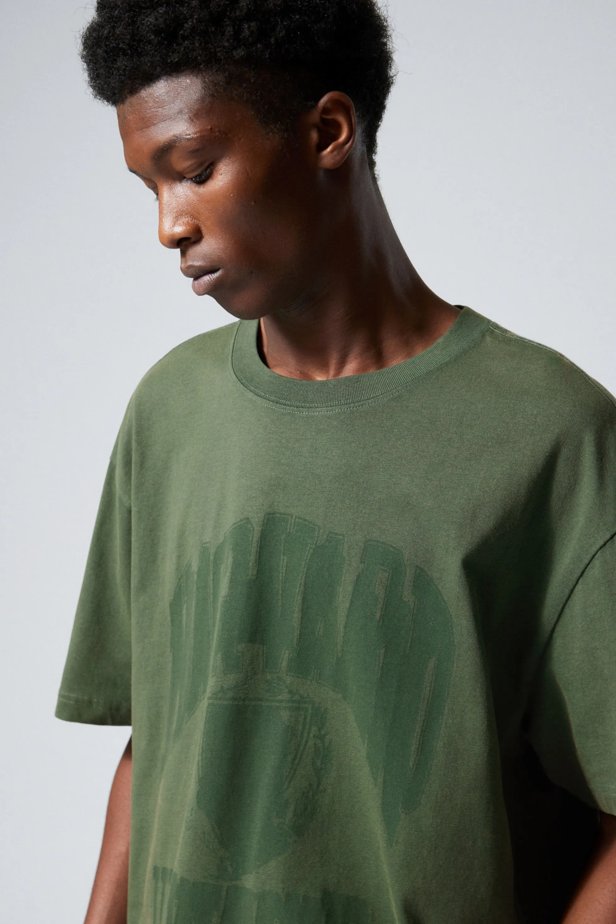 Weekday OVERSIZED T-SHIRT MET GRAFISCHE PRINT>Heren Grafische | T-Shirts & Tops