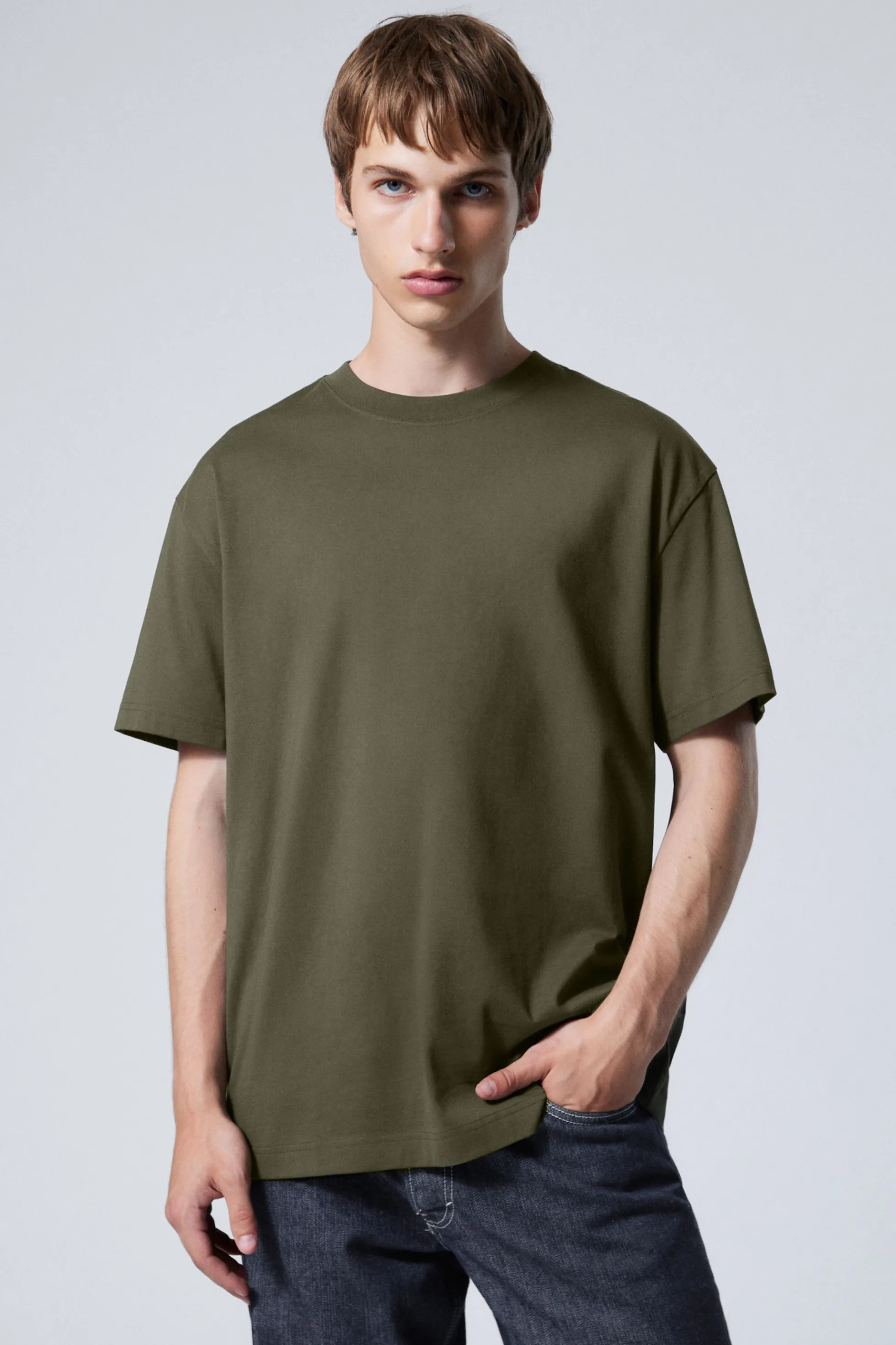 Weekday OVERSIZED, ZWAAR T-SHIRT>Heren Basics | T-Shirts & Tops