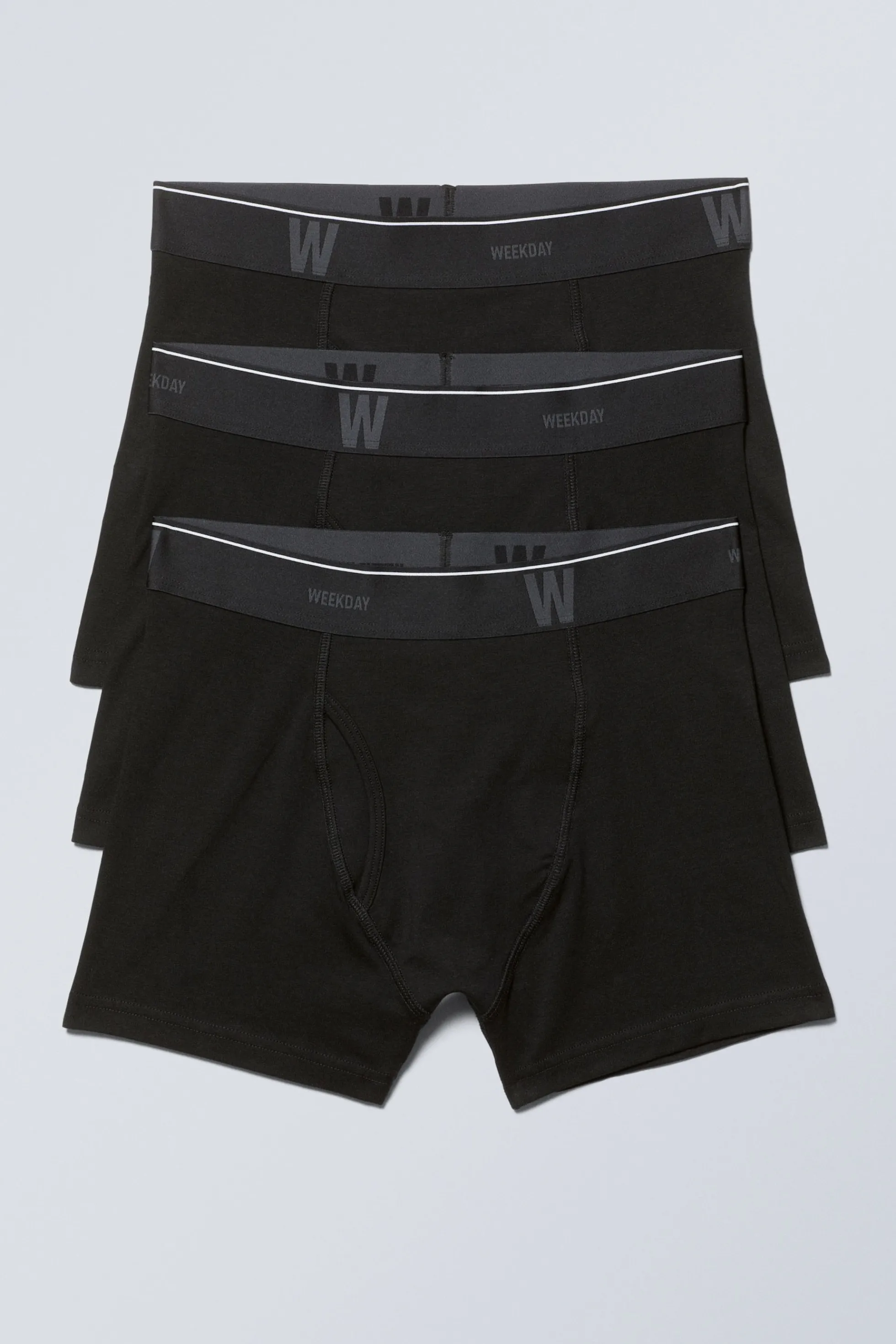 Weekday 3-PACK BOXERSHORTS MET LOGO>Heren Ondergoed