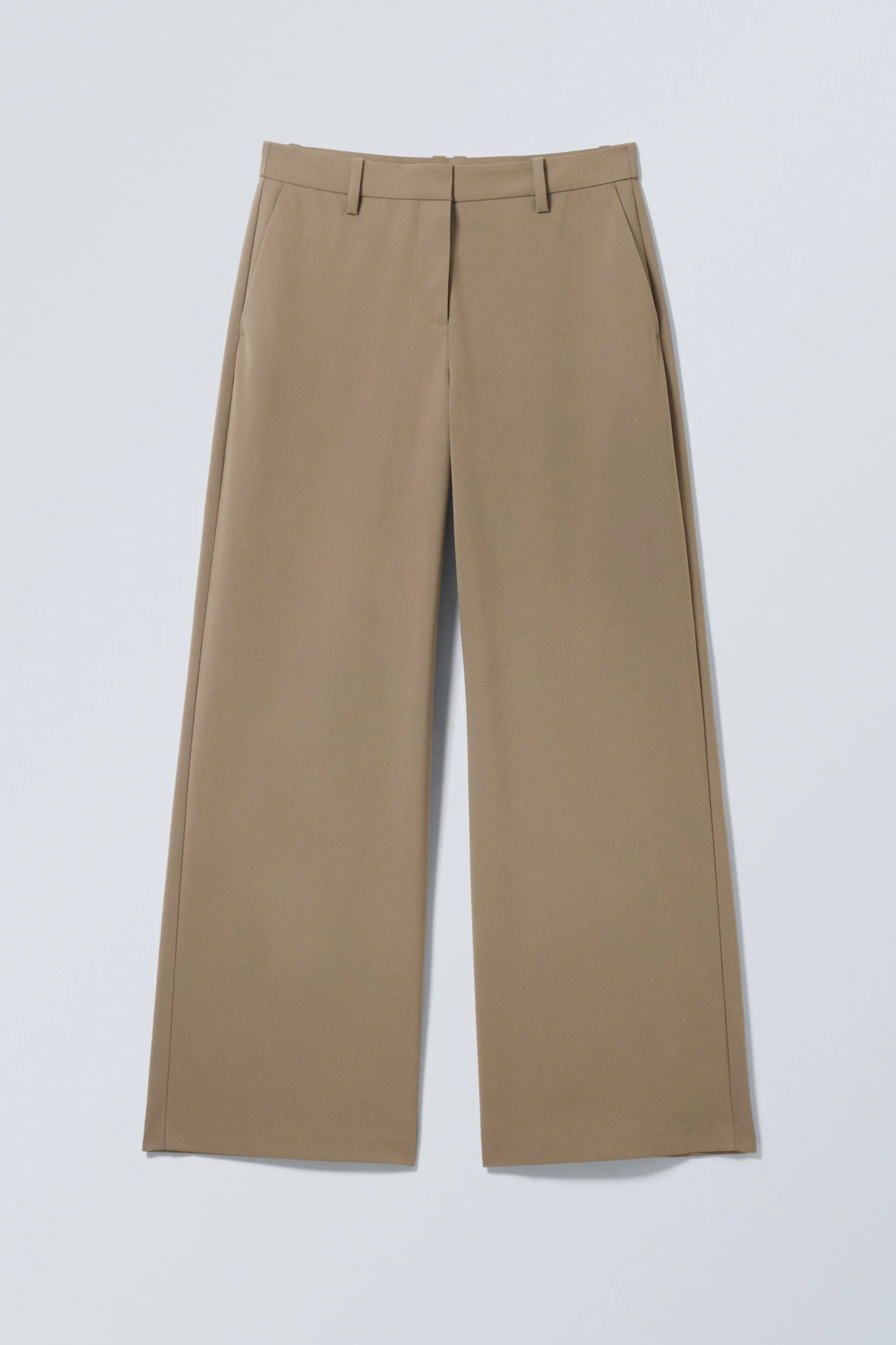 Weekday PANTALON MET LAGE TAILLE IN RUIMVALLENDE PASVORM>DAMES Broeken
