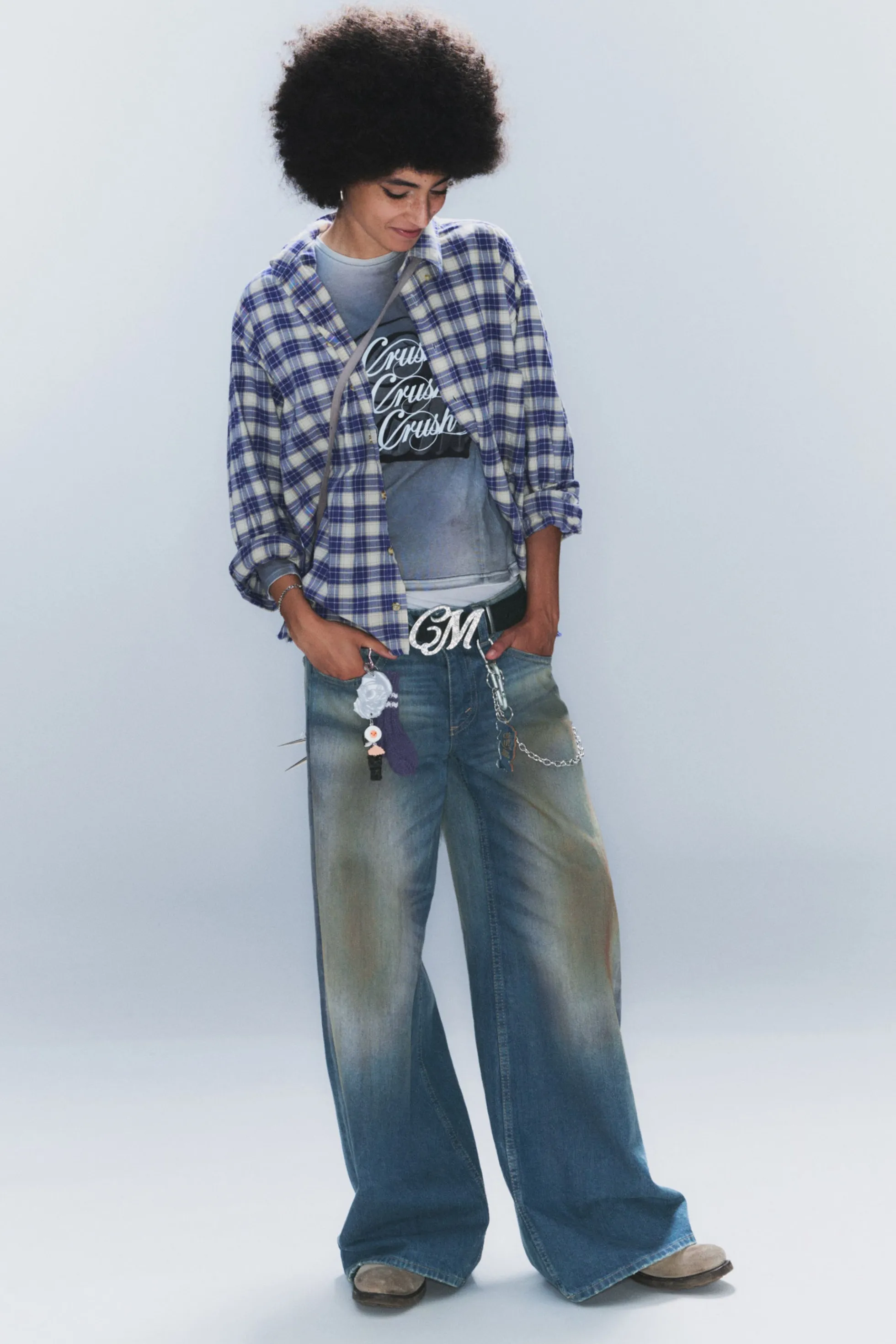 Weekday POSER JEANS MET NORMALE TAILLE EN WIJDE PIJPEN>DAMES Jeans