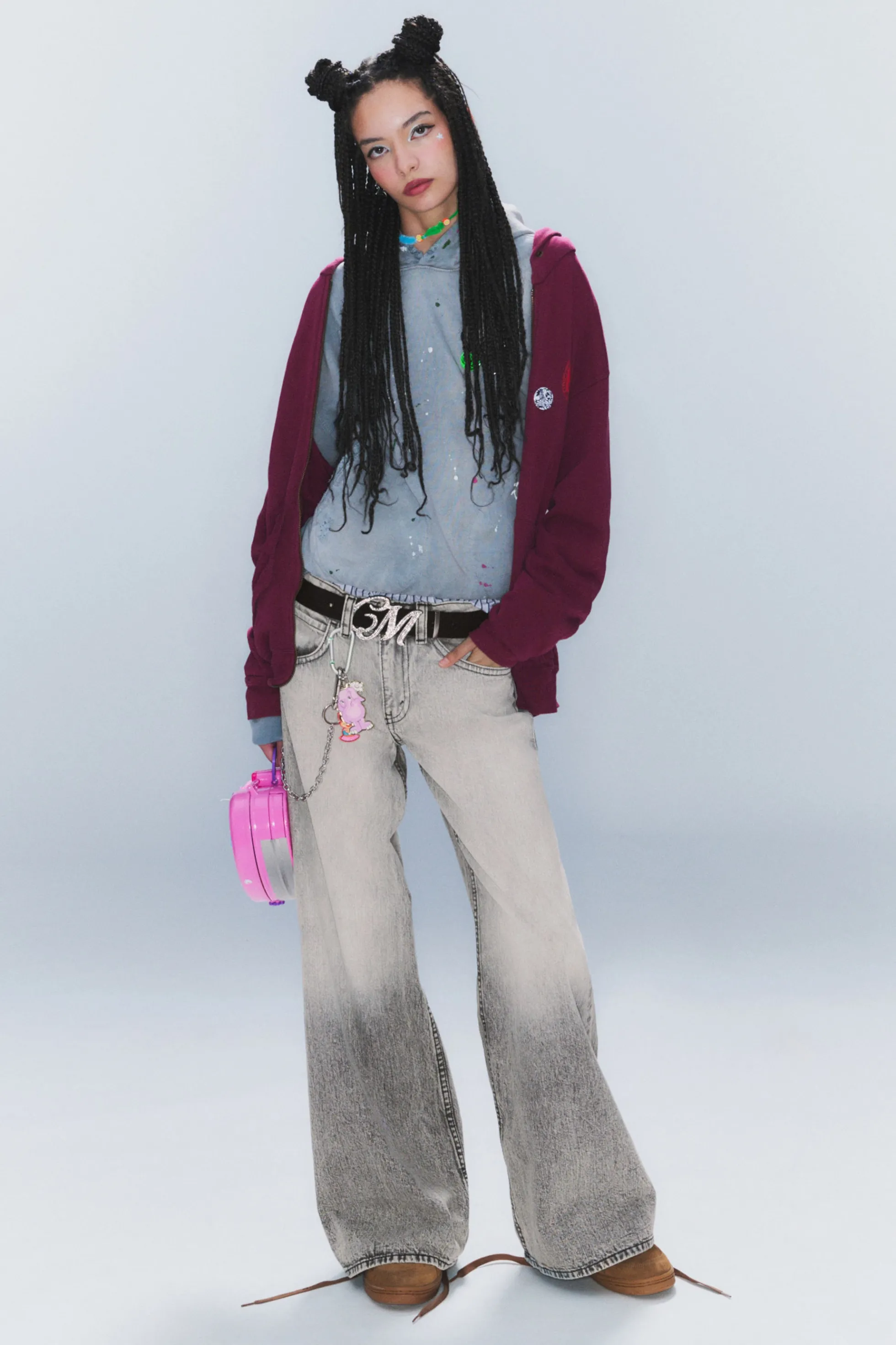 Weekday POSER JEANS MET NORMALE TAILLE EN WIJDE PIJPEN>DAMES Jeans