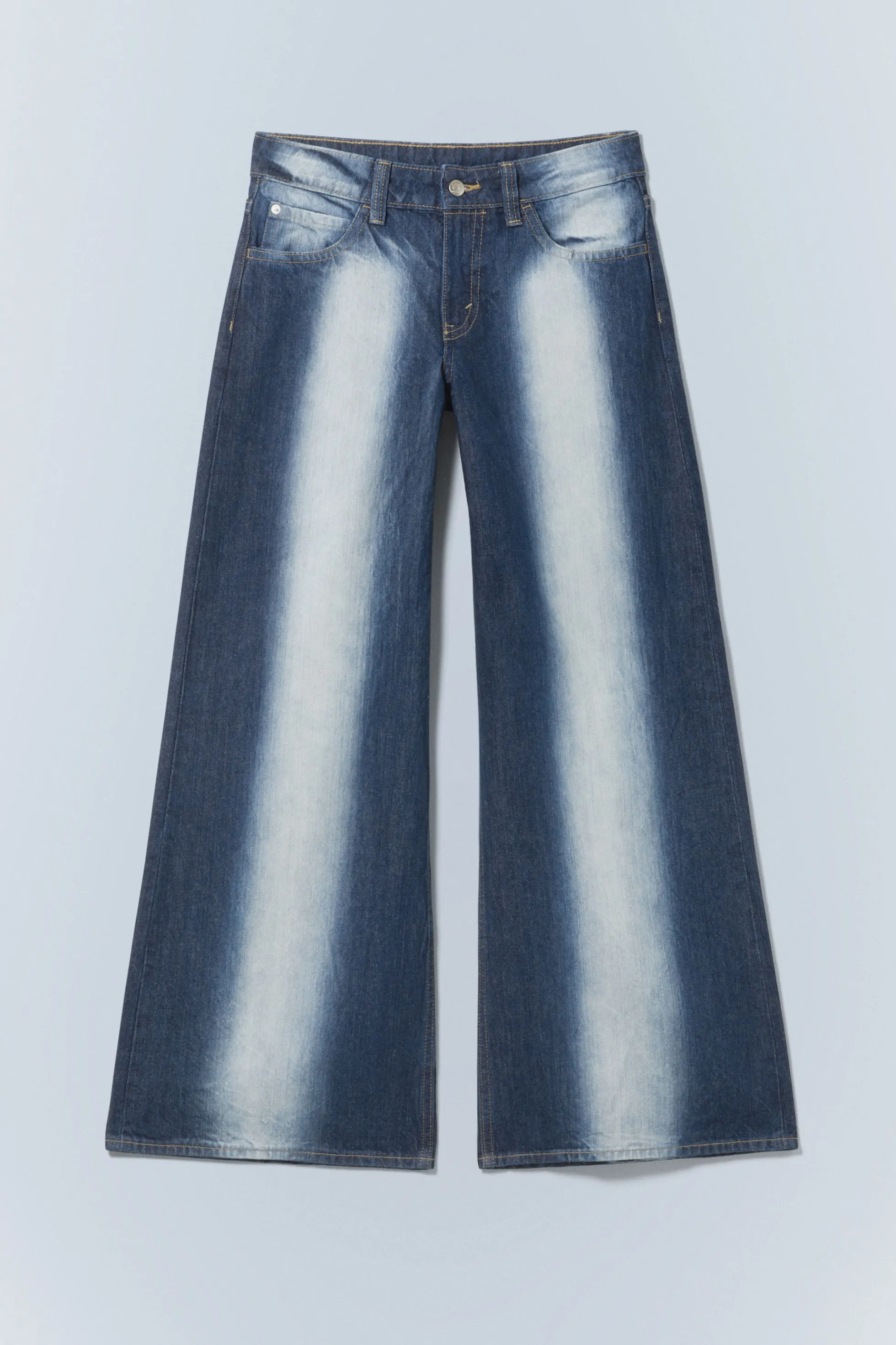 Weekday POSER JEANS MET NORMALE TAILLE EN WIJDE PIJPEN>DAMES Jeans