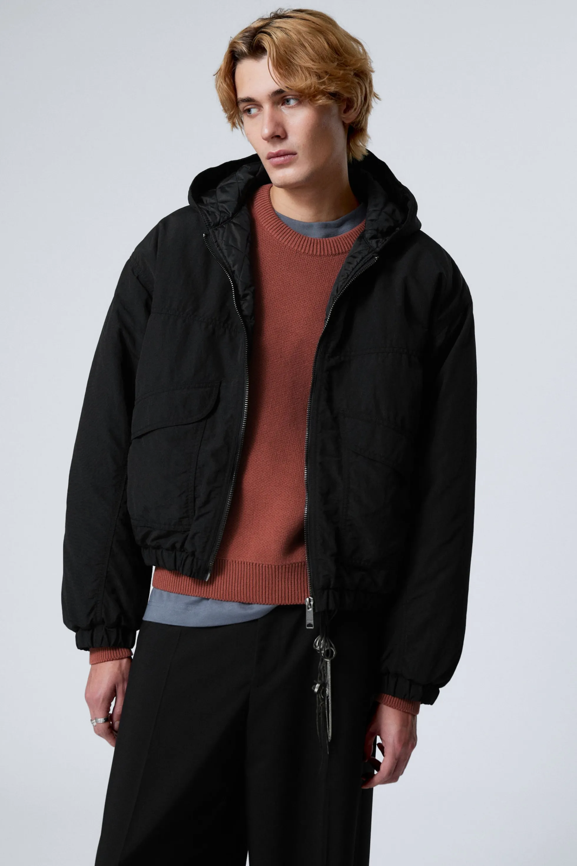 Weekday RELAXED NYLON BOMBER JACKER>Heren Jacks & Jassen